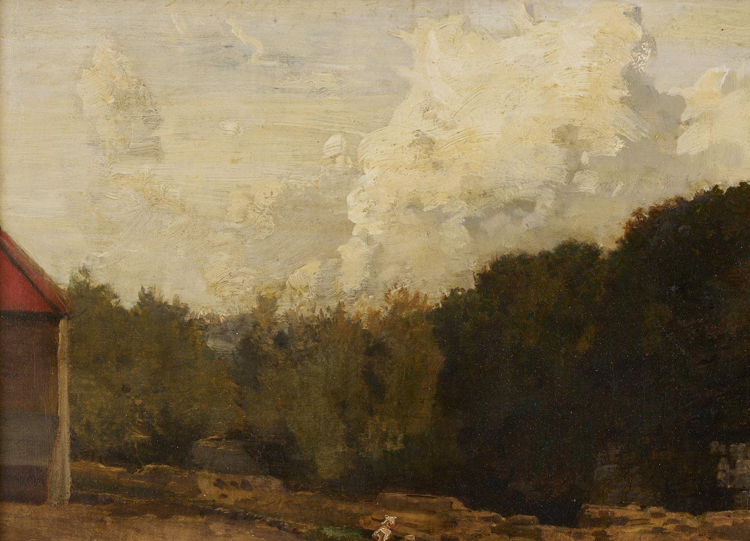 Lot 771: Robert Noble O/C Painting, Scottish Landscape with River