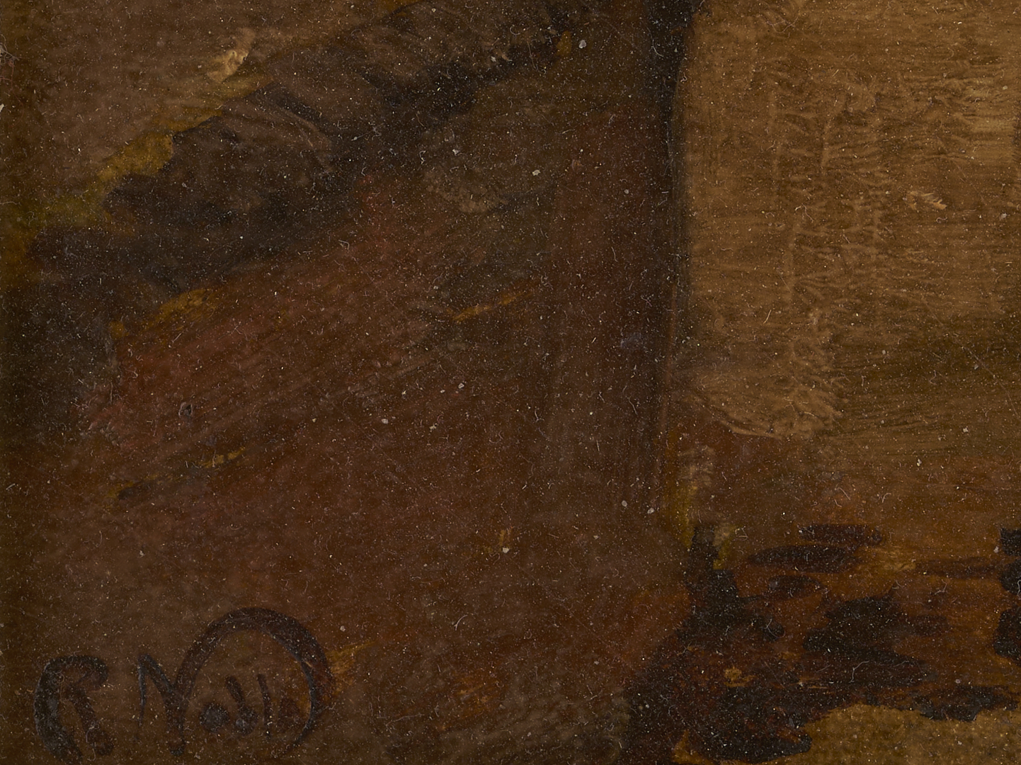 Lot 771: Robert Noble O/C Painting, Scottish Landscape with River