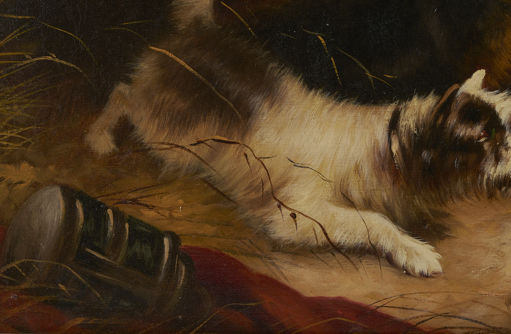 Lot 772: E. Armfield O/C of Terriers