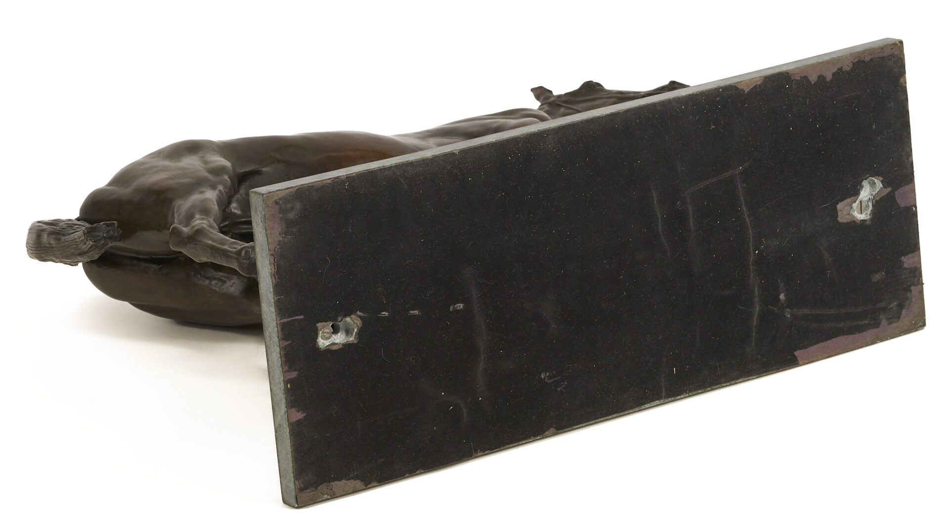 Lot 773: After Isidore Bonheur Large Bronze Horse Sculpture