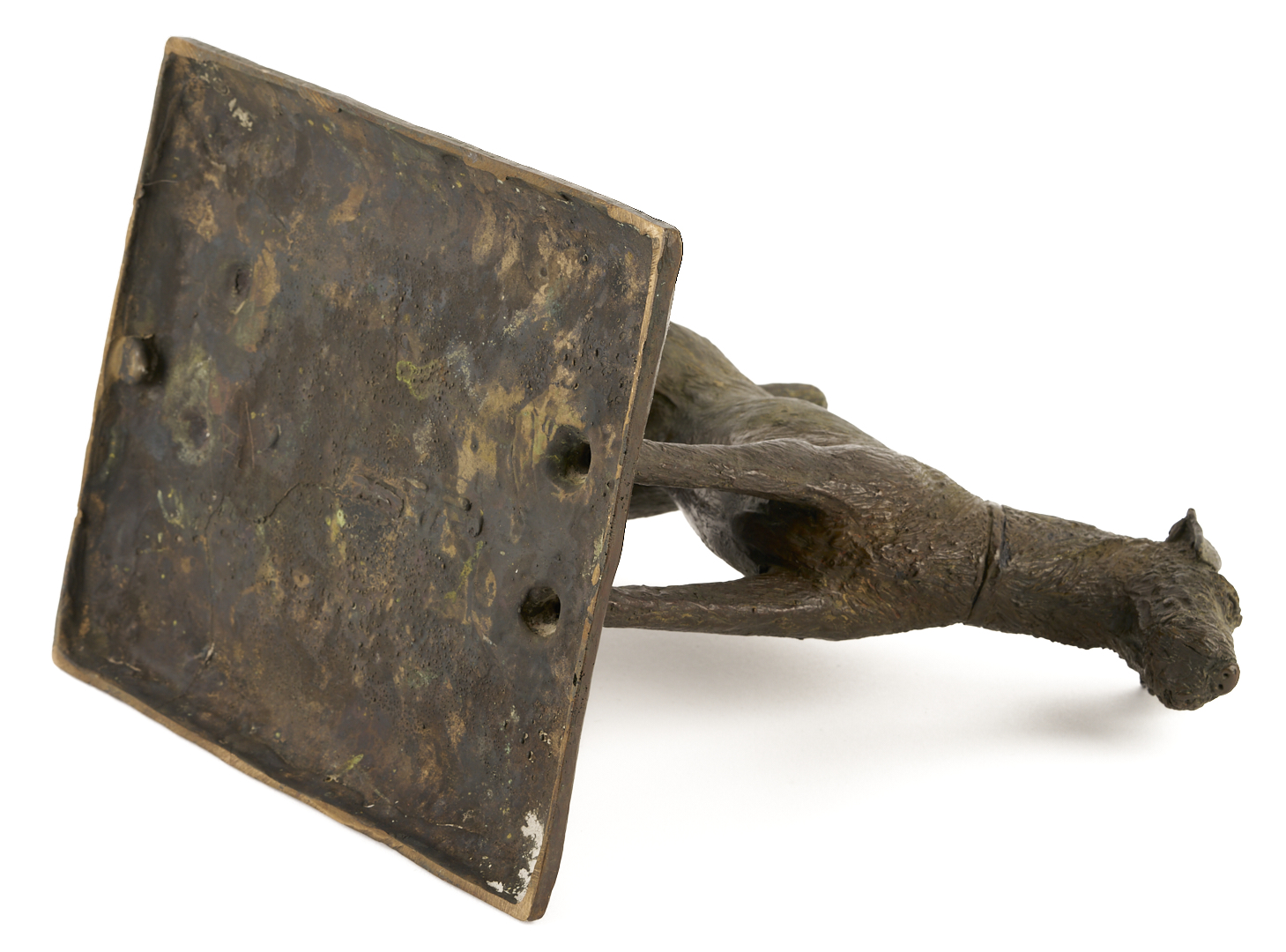 Lot 775: J.W. Mitchell Bronze Sculpture, Airedale Terrier