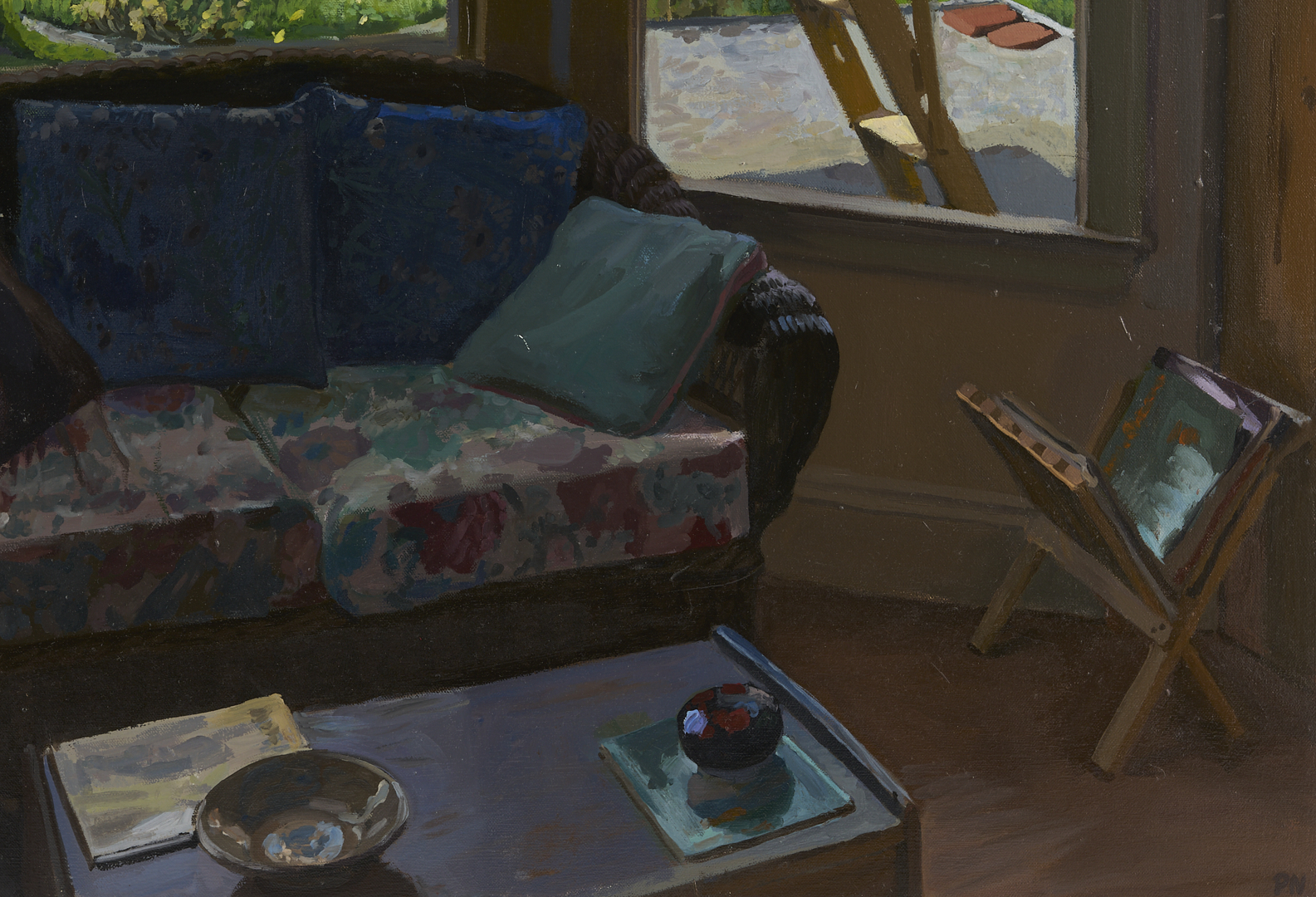 Lot 777: Modern O/C Interior Scene, Peter Nye