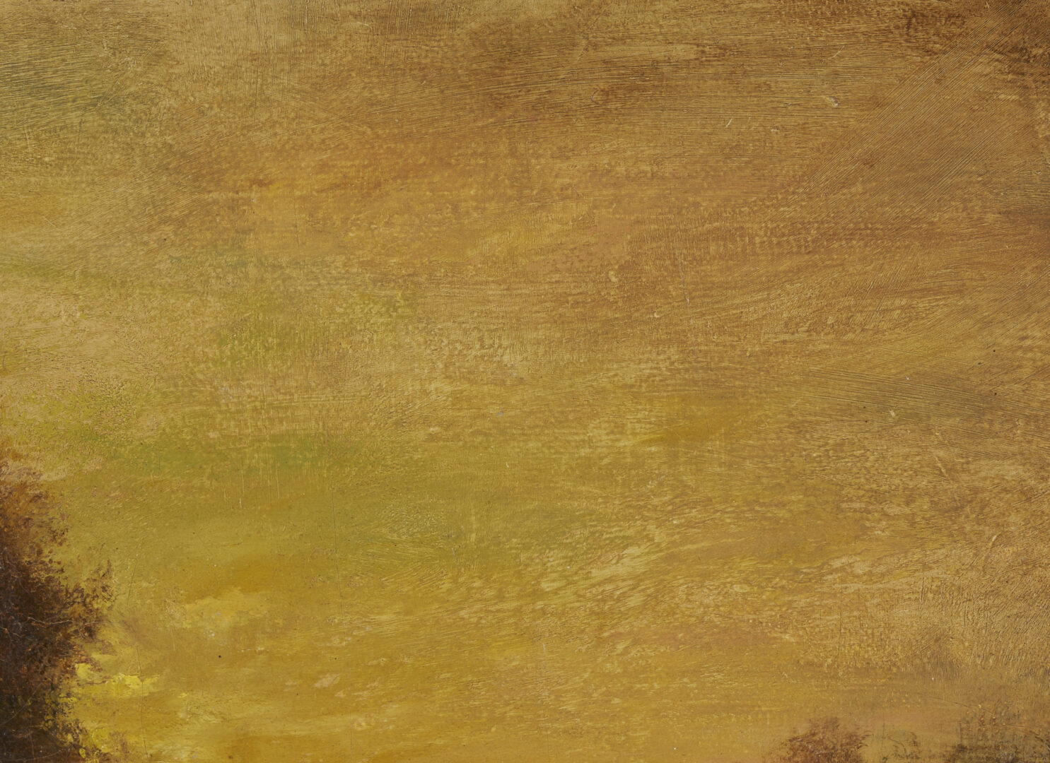 Lot 779: George Conroy O/C Tonalist Landscape Painting, Sunset