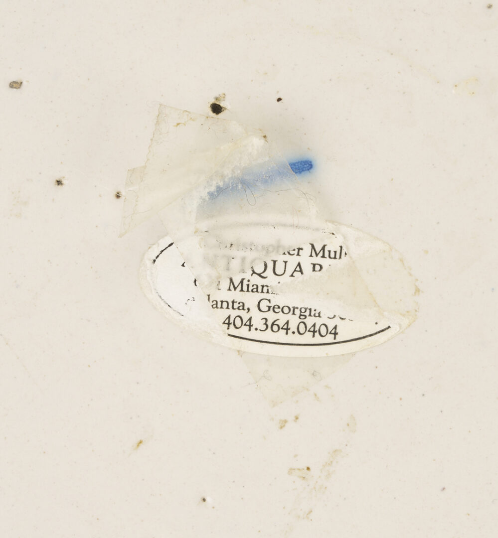 Lot 782: 2 Delft Blue and White Kraak Style Chargers