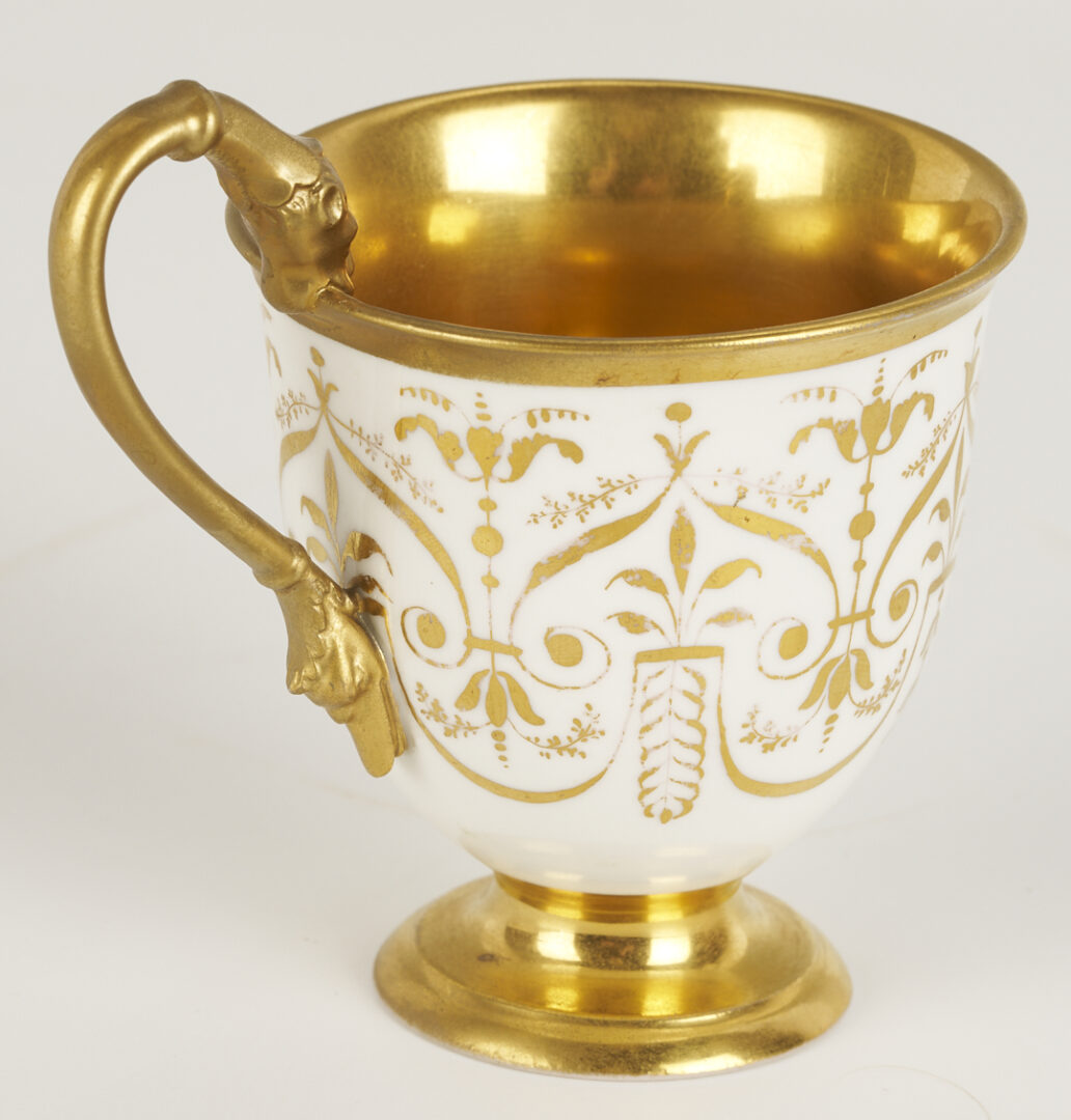 Lot 787: Nymphenburg Portrait Cup and Saucer, Duke of Leuchtenberg