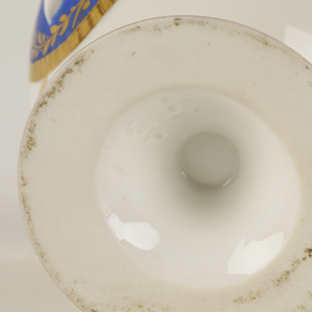 Lot 787: Nymphenburg Portrait Cup and Saucer, Duke of Leuchtenberg