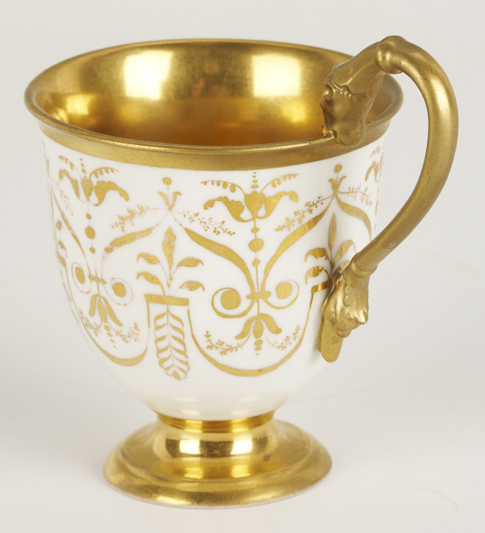 Lot 787: Nymphenburg Portrait Cup and Saucer, Duke of Leuchtenberg