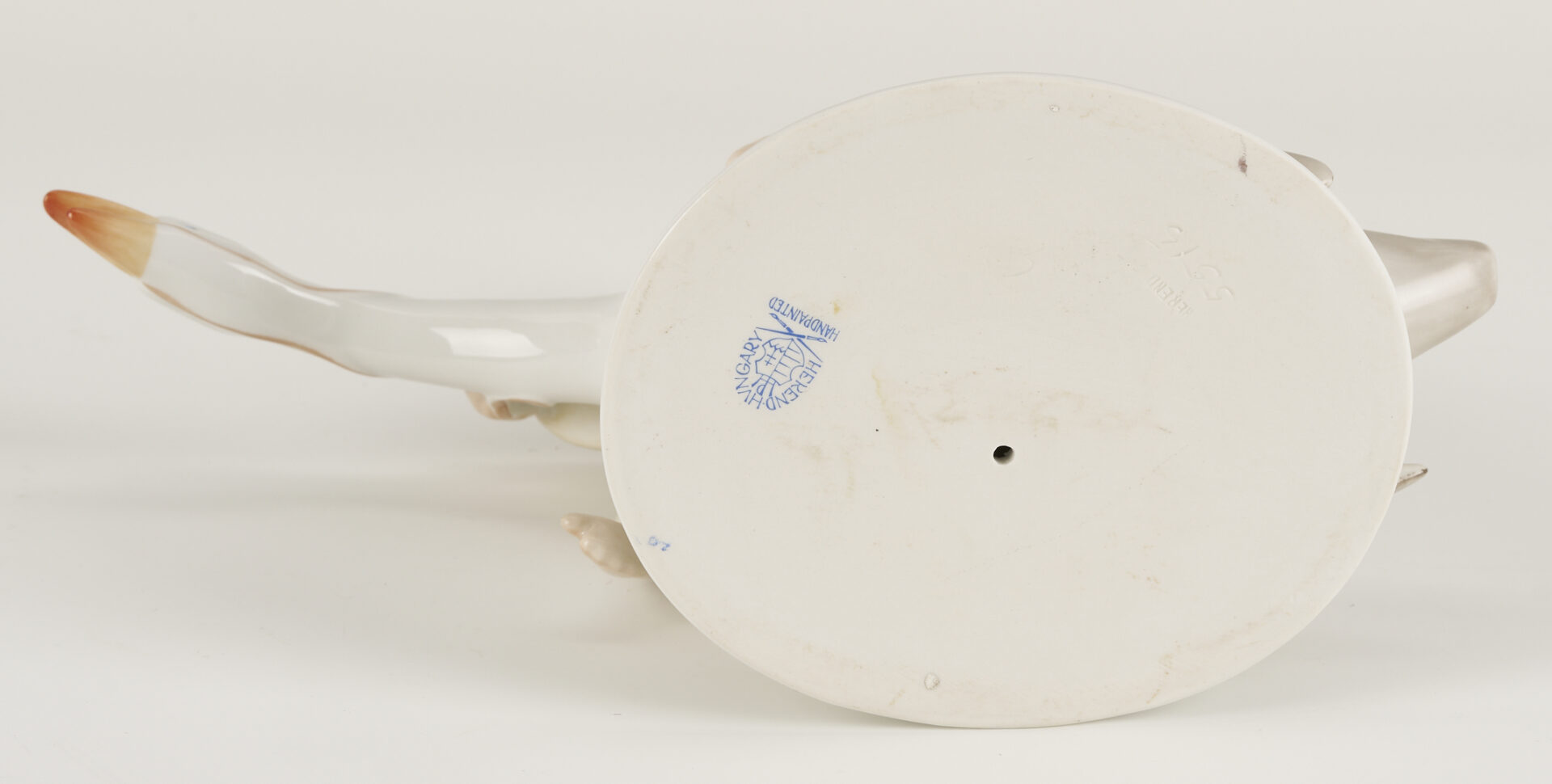 Lot 789: 4 Herend Porcelain Bird Figurines incl. Double Peacock