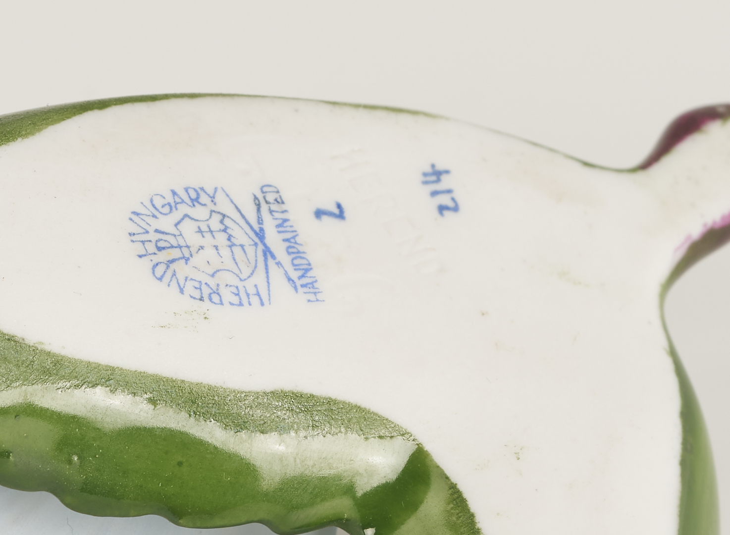 Lot 790: 4 Herend Porcelain & 1 Rosenthal Porcelain Insect Figures, incl. Butterflies