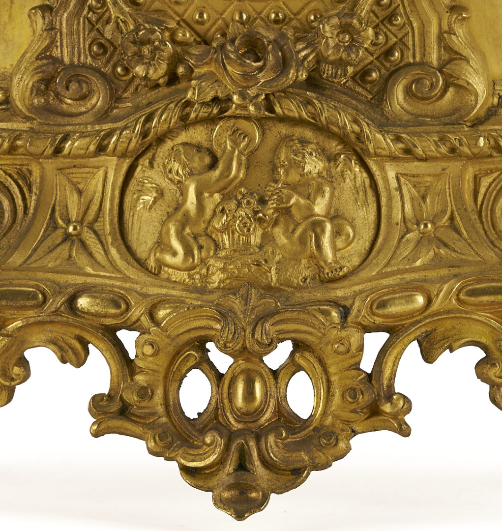 Lot 792: French Figural Gilt Mantel Clock
