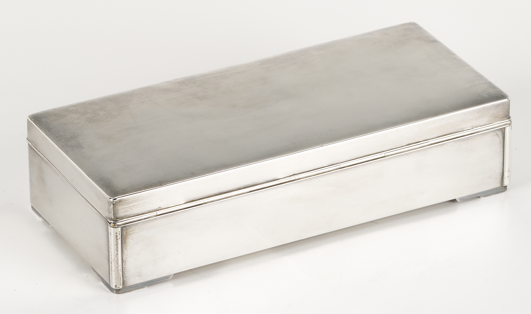 Lot 793: 4 Silver Jewelry Boxes incl. Japanese and Heintz Art Metal