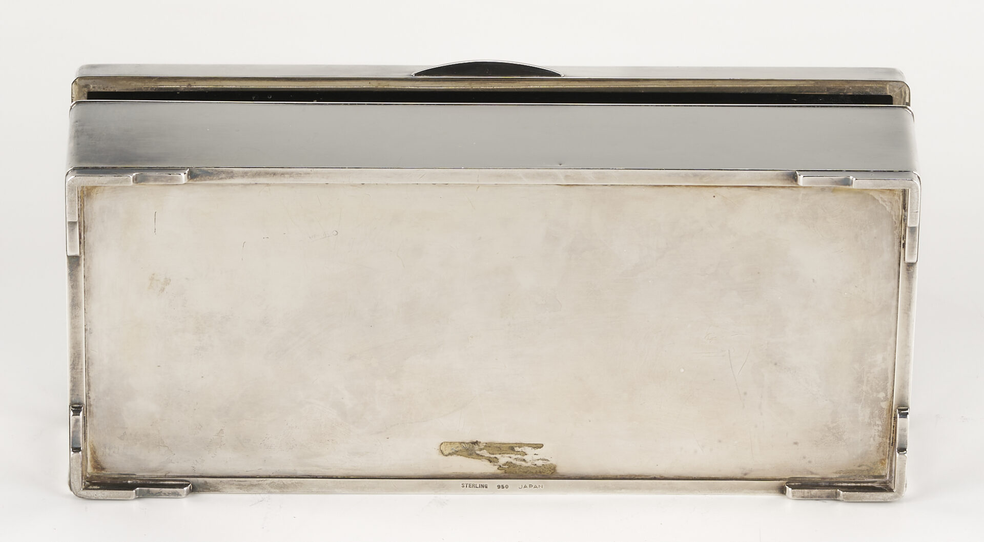 Lot 793: 4 Silver Jewelry Boxes incl. Japanese and Heintz Art Metal