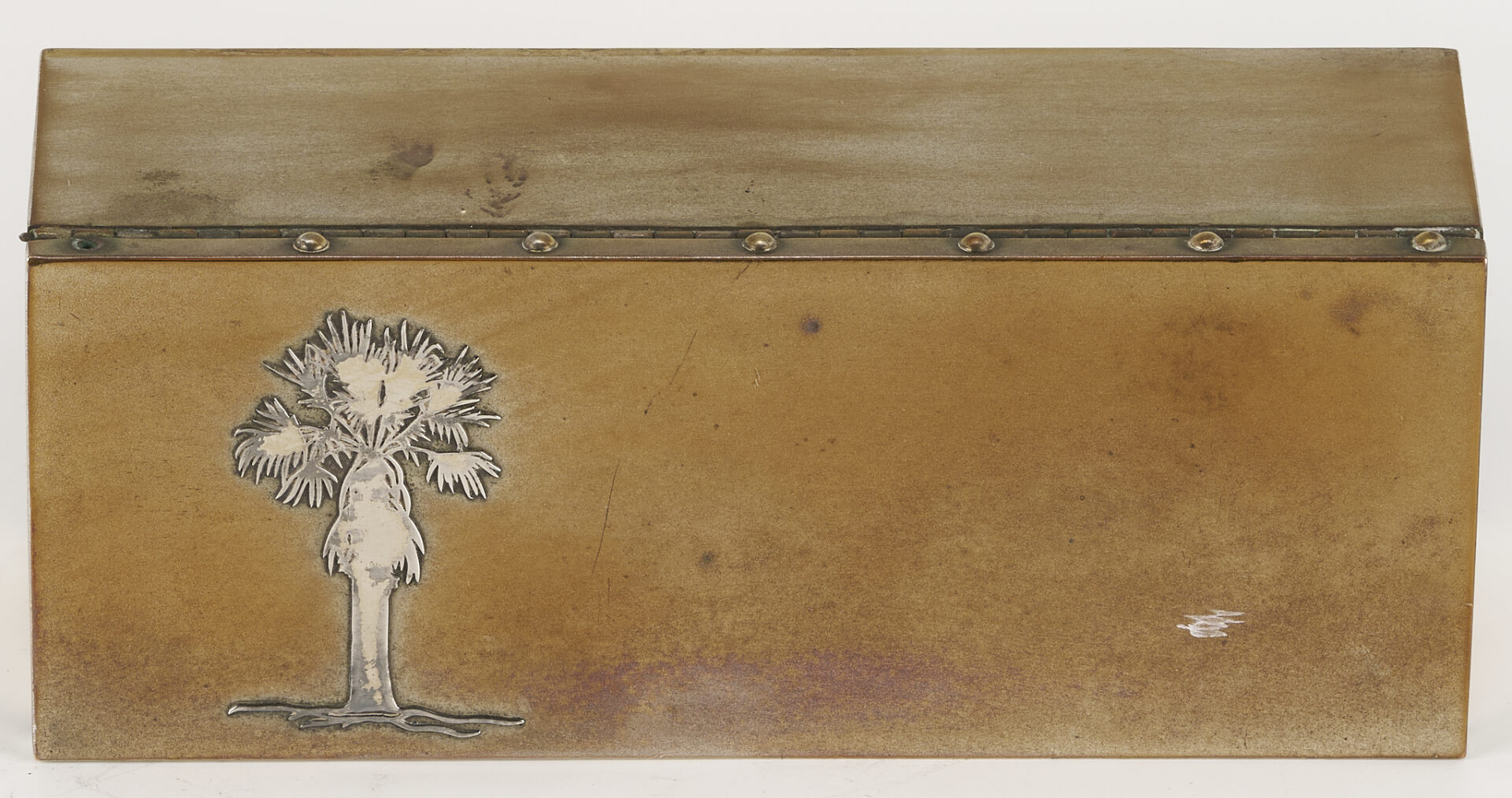 Lot 793: 4 Silver Jewelry Boxes incl. Japanese and Heintz Art Metal