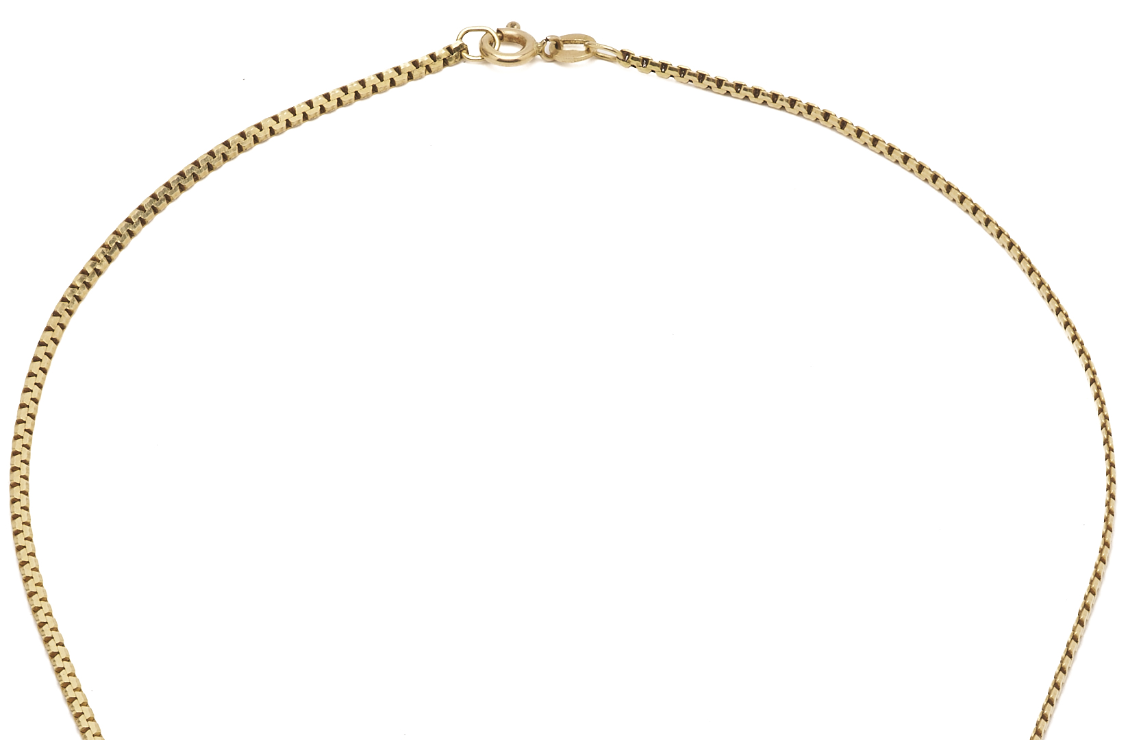 Lot 799: Aquamarine & Diamond Gold Pendant