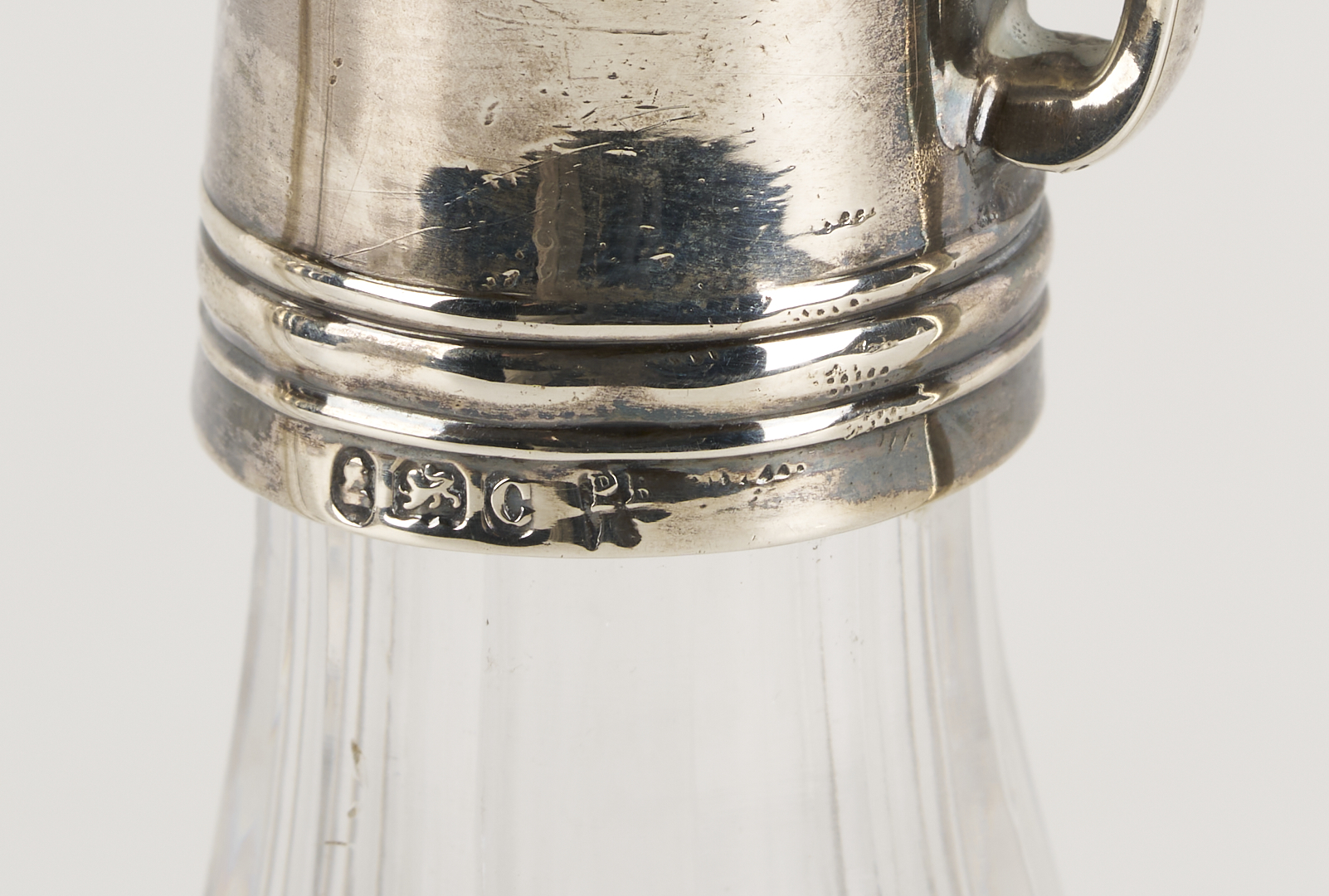 Lot 79: English 18th C. Sterling Cruet Set, Bateman