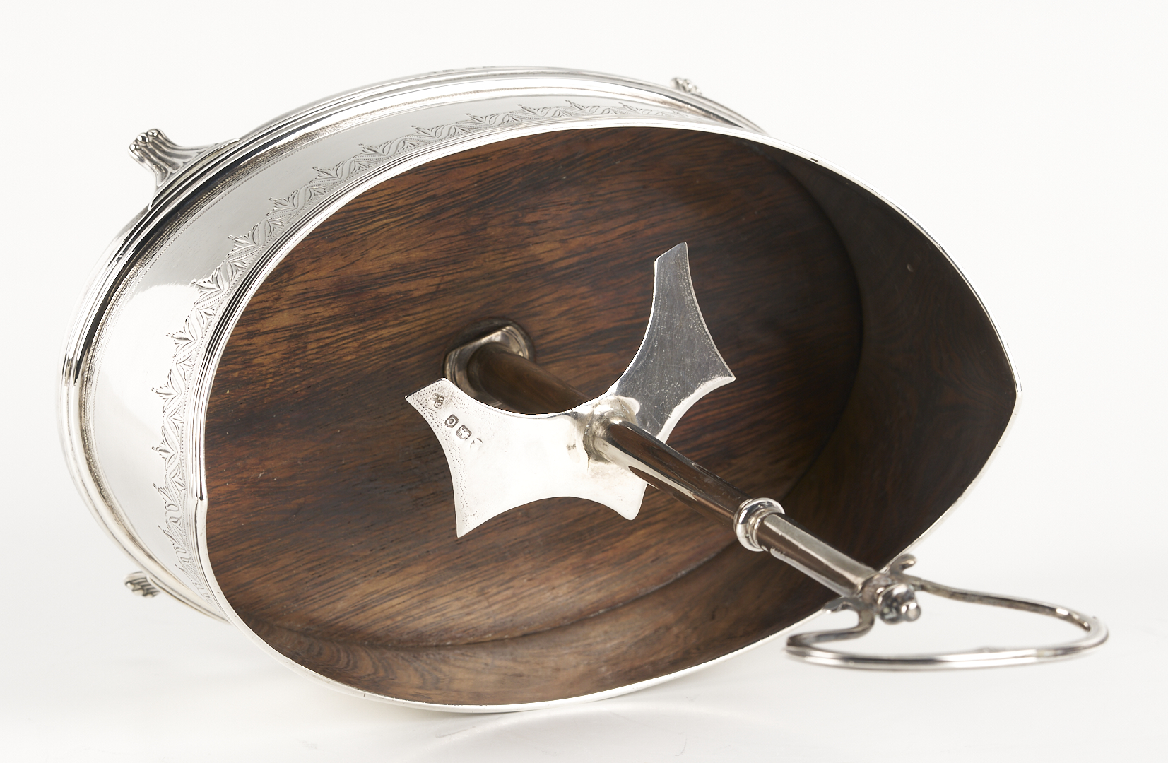 Lot 79: English 18th C. Sterling Cruet Set, Bateman