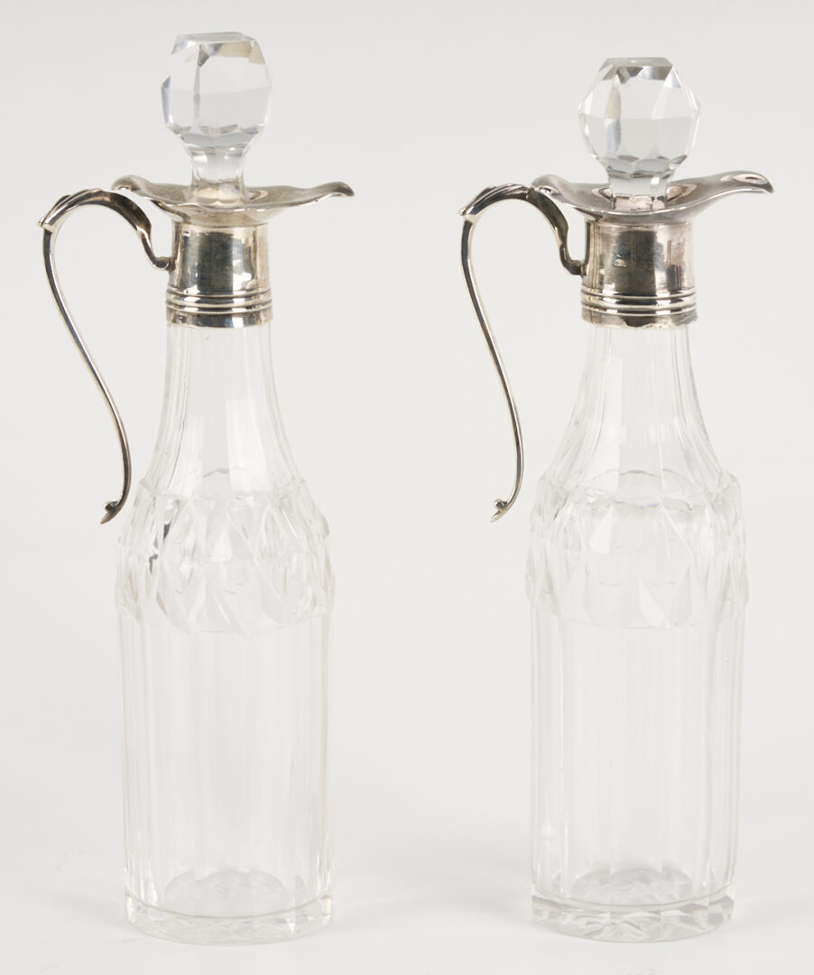 Lot 79: English 18th C. Sterling Cruet Set, Bateman