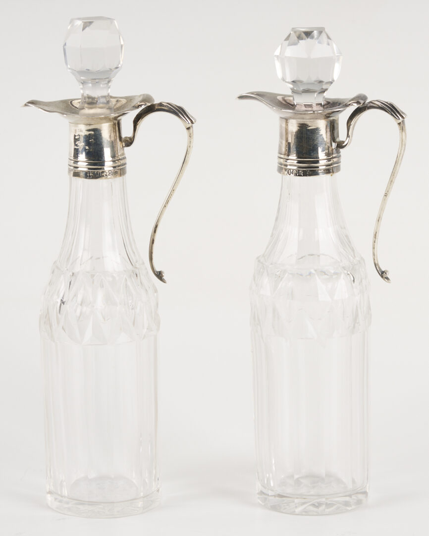 Lot 79: English 18th C. Sterling Cruet Set, Bateman