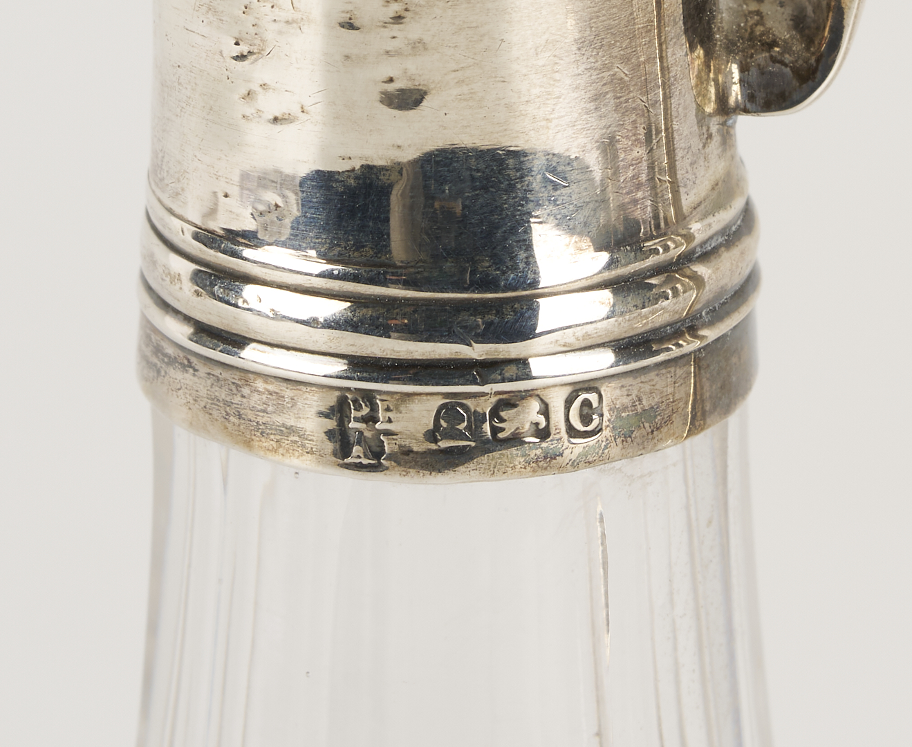 Lot 79: English 18th C. Sterling Cruet Set, Bateman