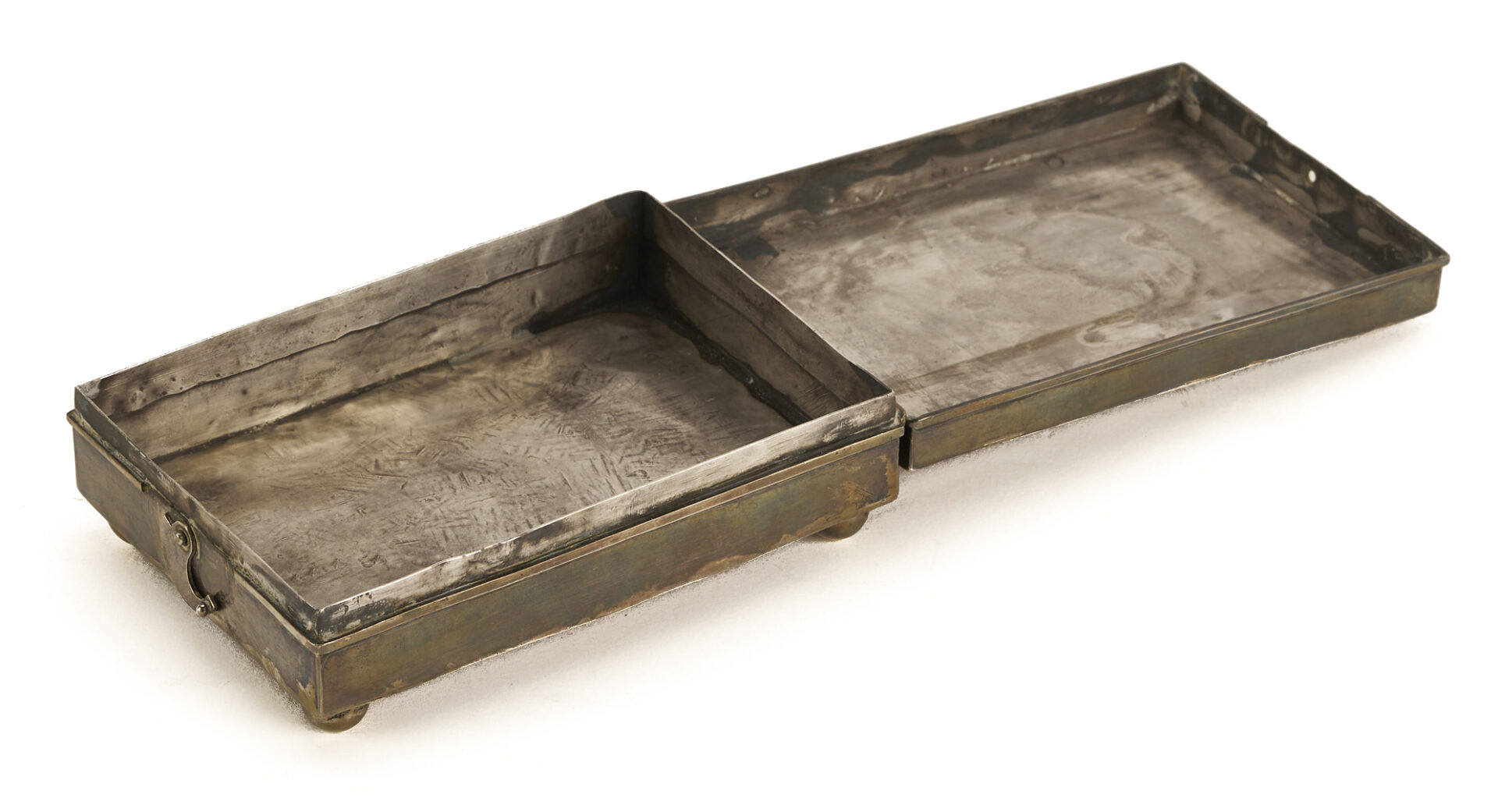 Lot 7: Chinese Silver Amulet Box & Opium Box