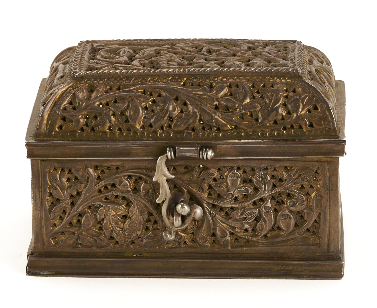 Lot 7: Chinese Silver Amulet Box & Opium Box