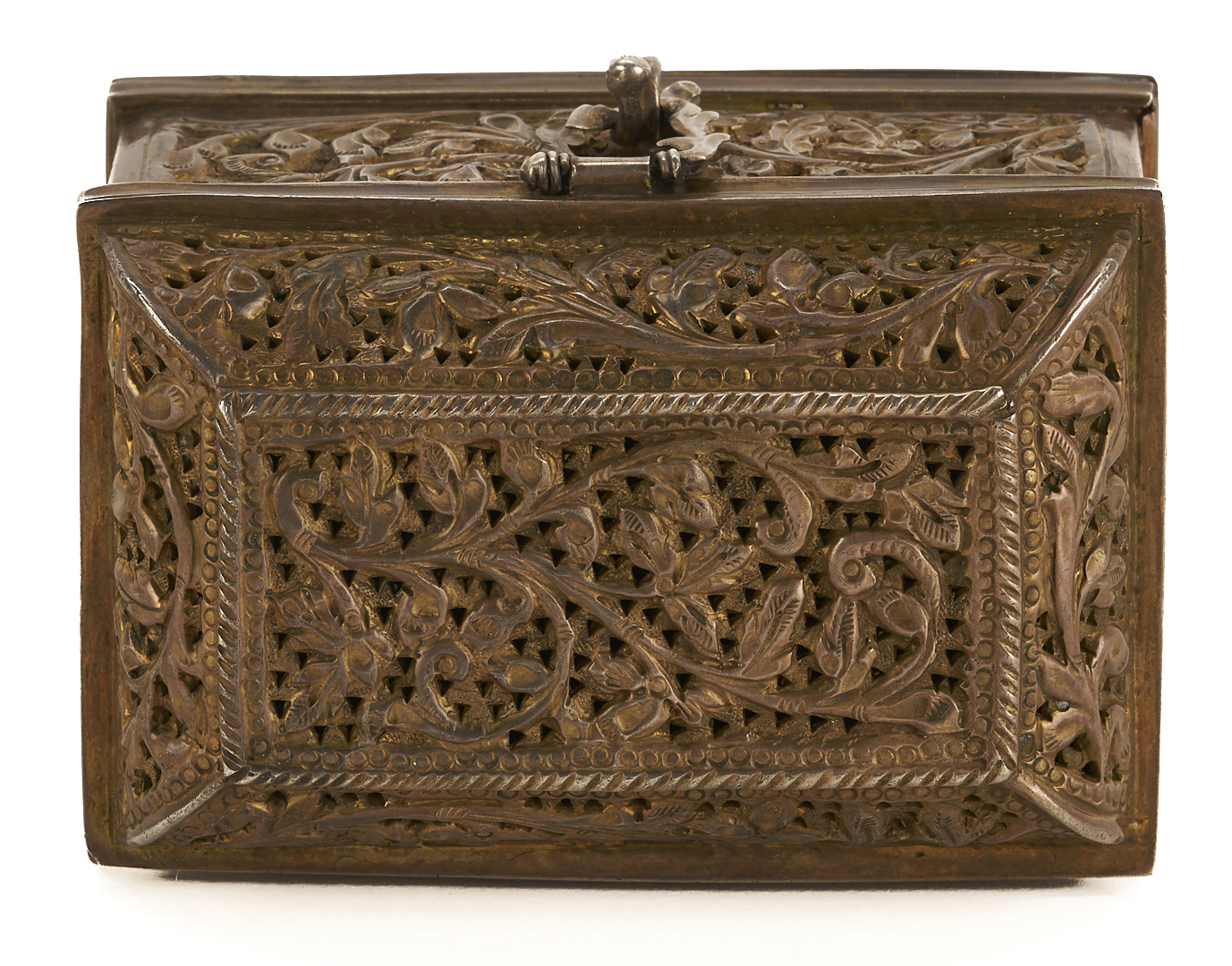 Lot 7: Chinese Silver Amulet Box & Opium Box