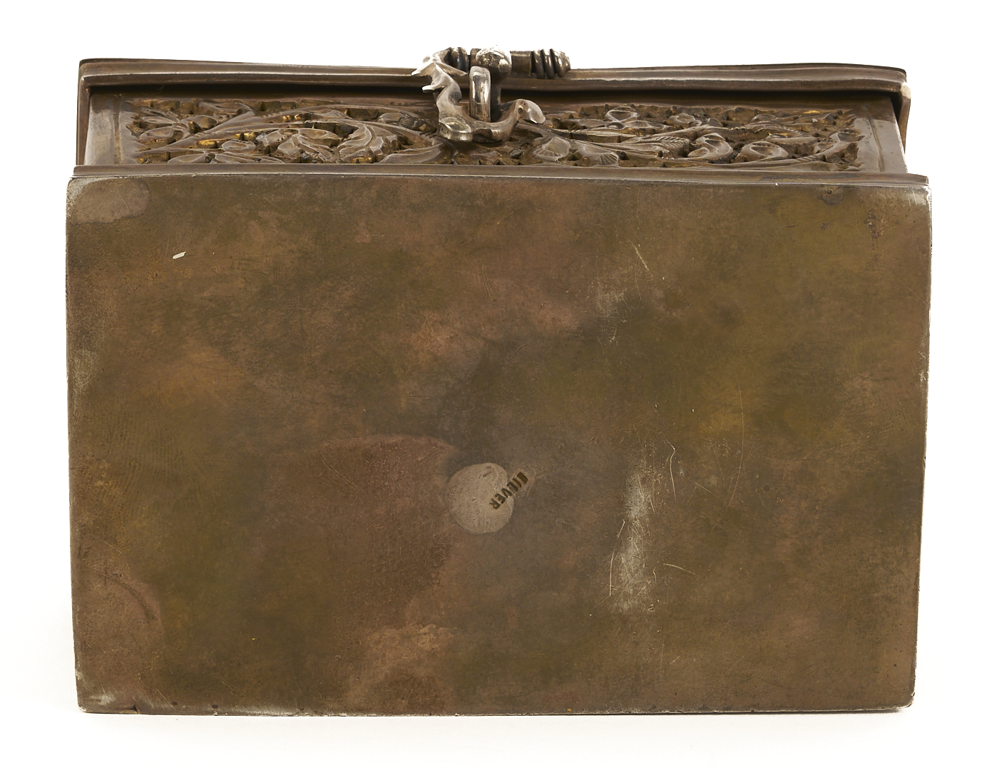 Lot 7: Chinese Silver Amulet Box & Opium Box
