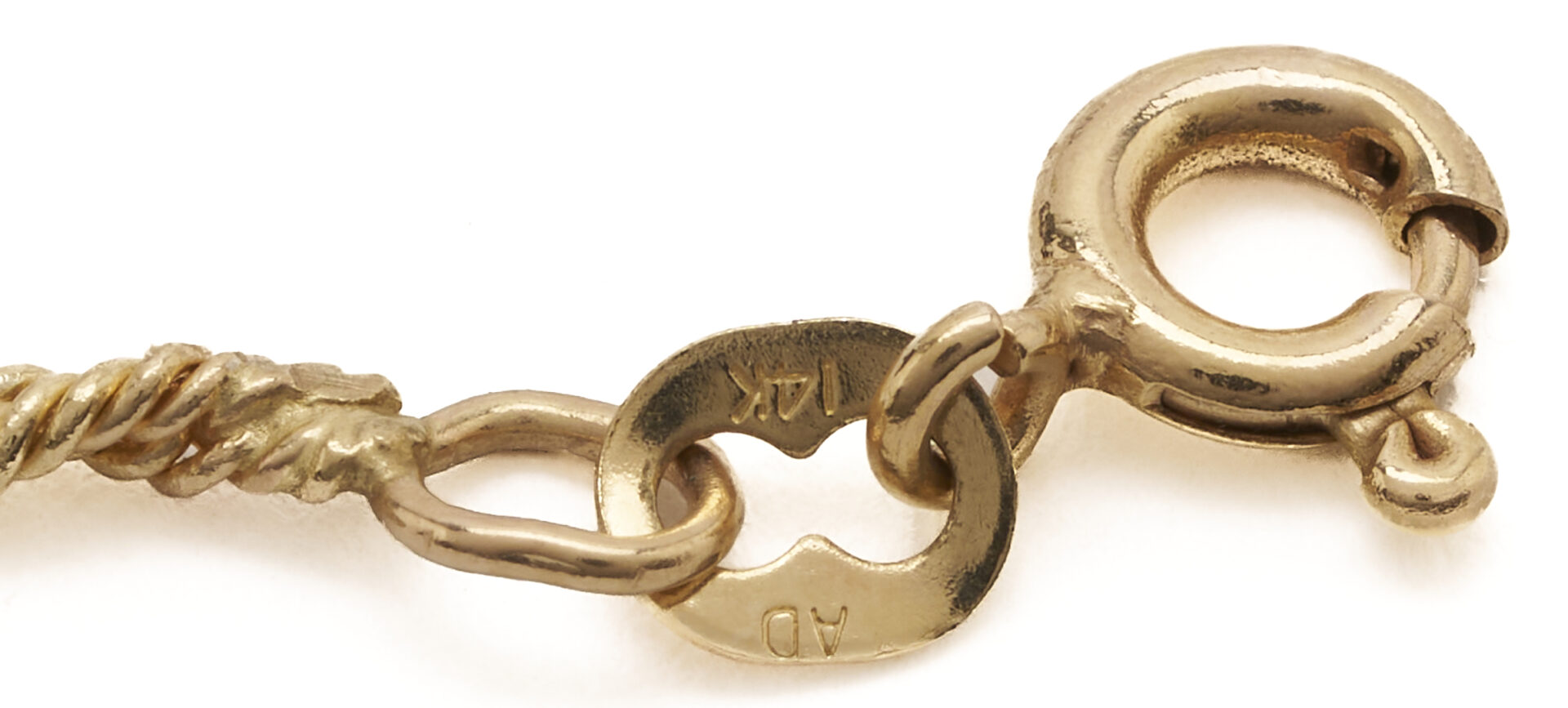 Lot 809: 14K Gold & Amethyst Necklace