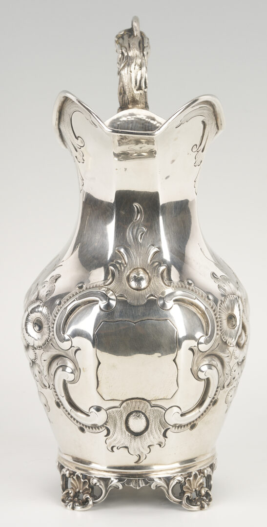 Lot 80: St. Louis, MO Coin Silver Water Pitcher, E. Mead