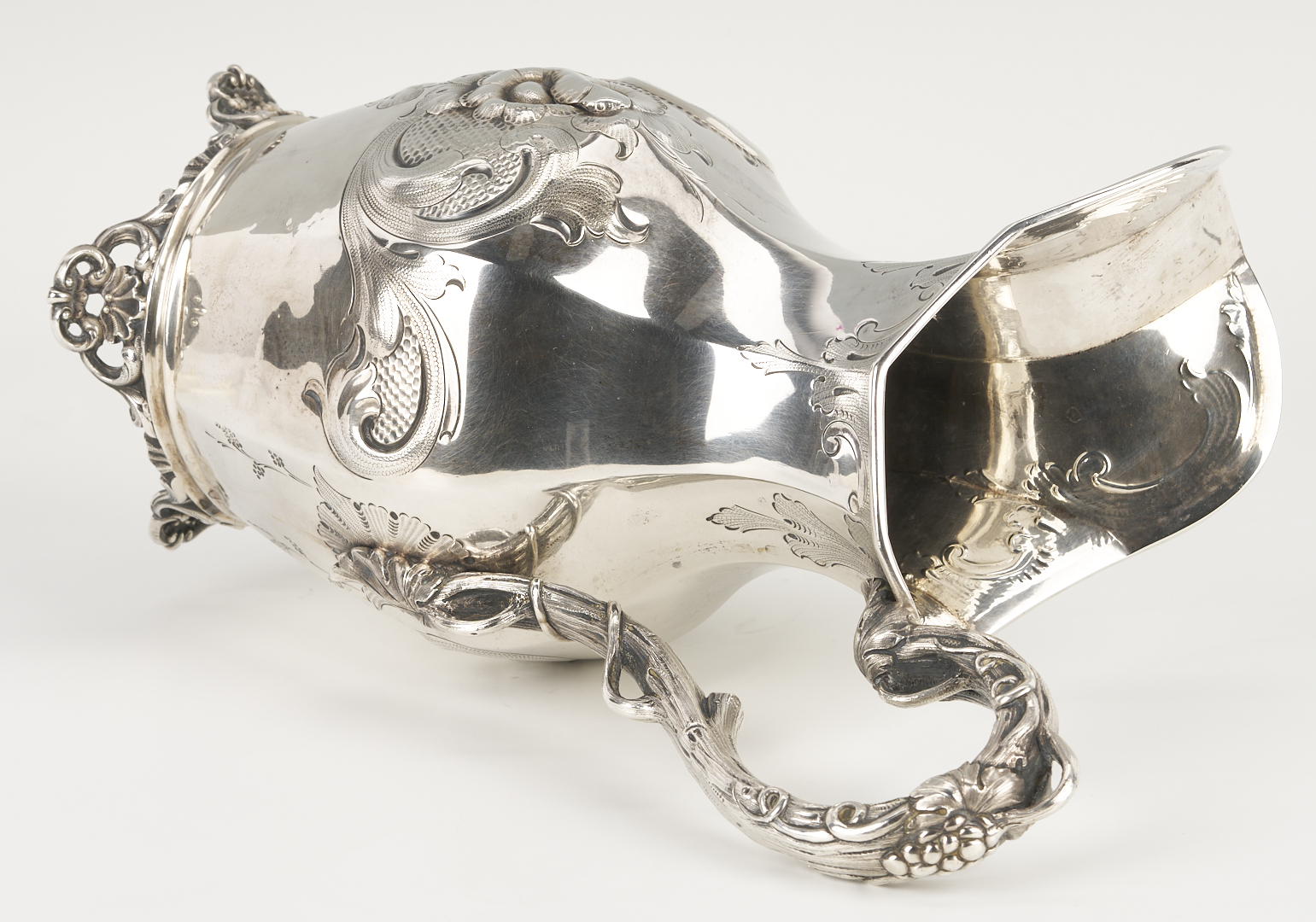 Lot 80: St. Louis, MO Coin Silver Water Pitcher, E. Mead