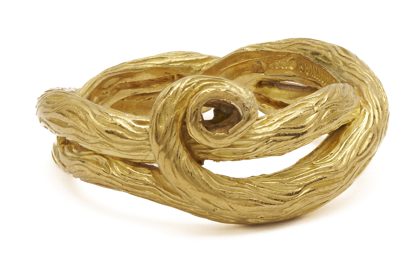 Lot 818: 18K Gold Angela Cummings Ring