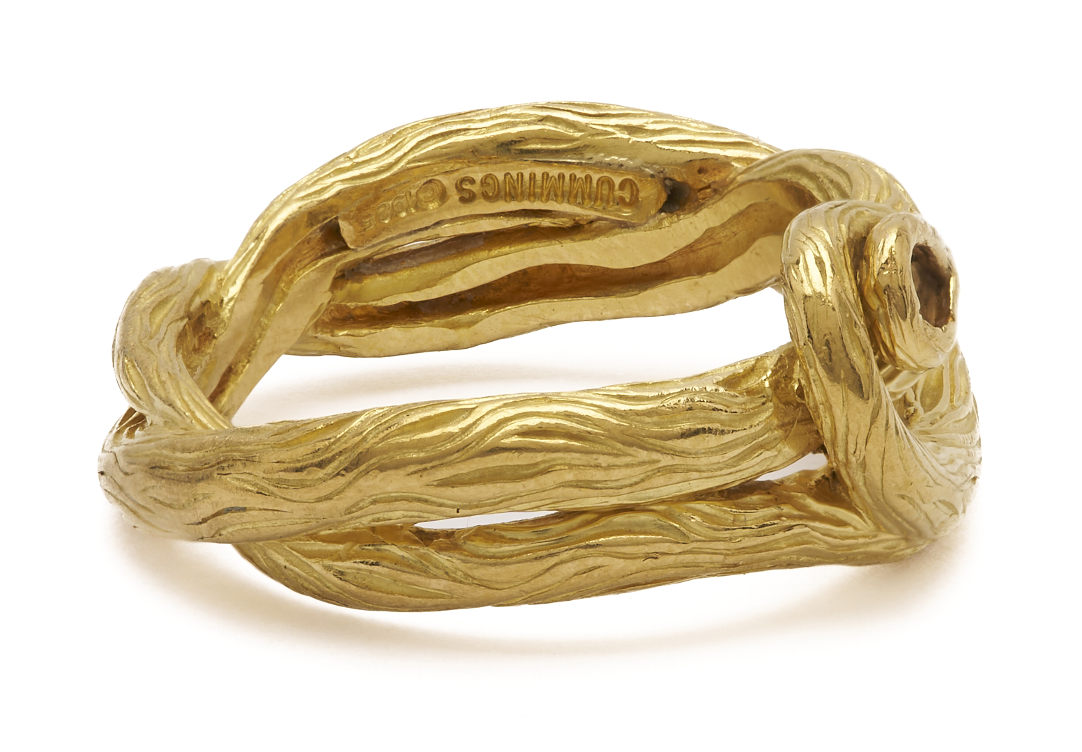 Lot 818: 18K Gold Angela Cummings Ring