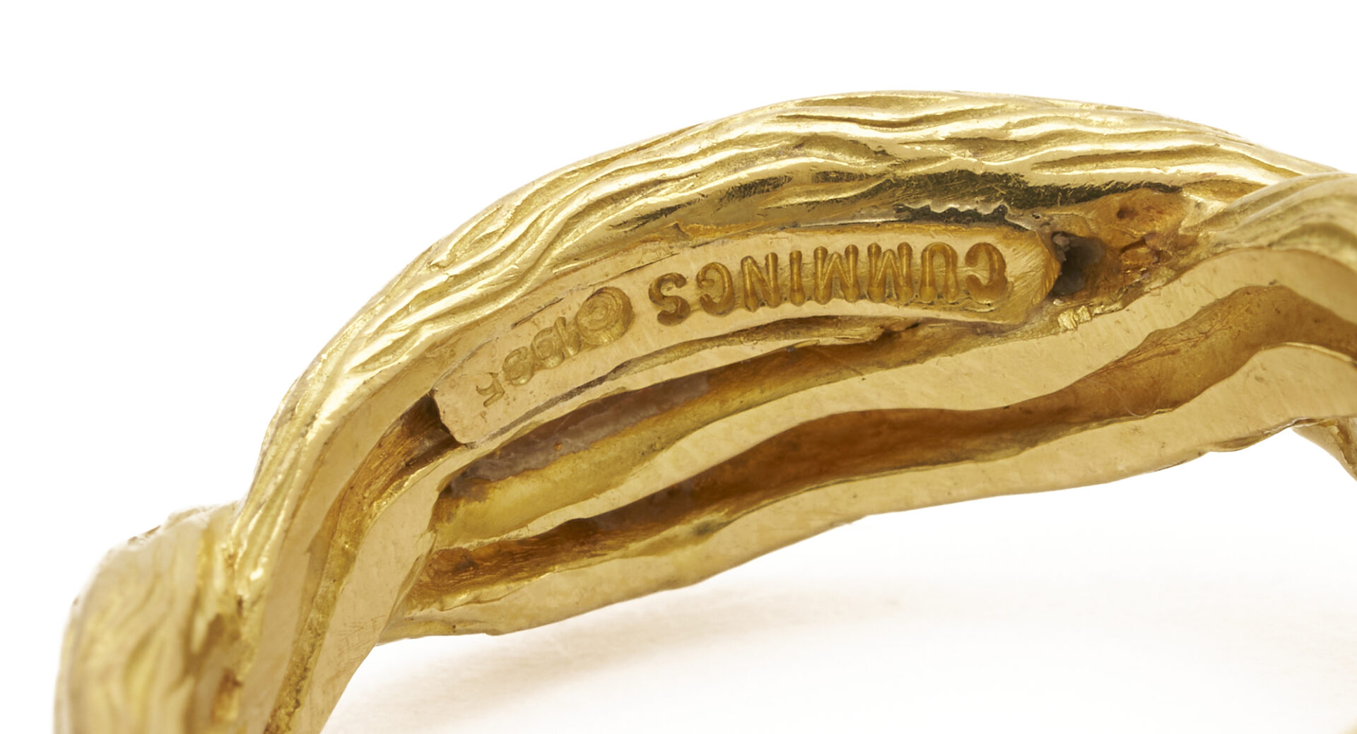 Lot 818: 18K Gold Angela Cummings Ring