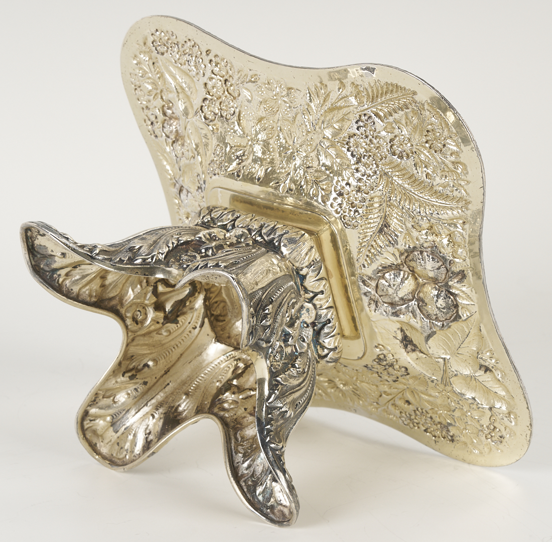 Lot 82: S. Kirk & Son Repousse Silver Tazza, c. 1860