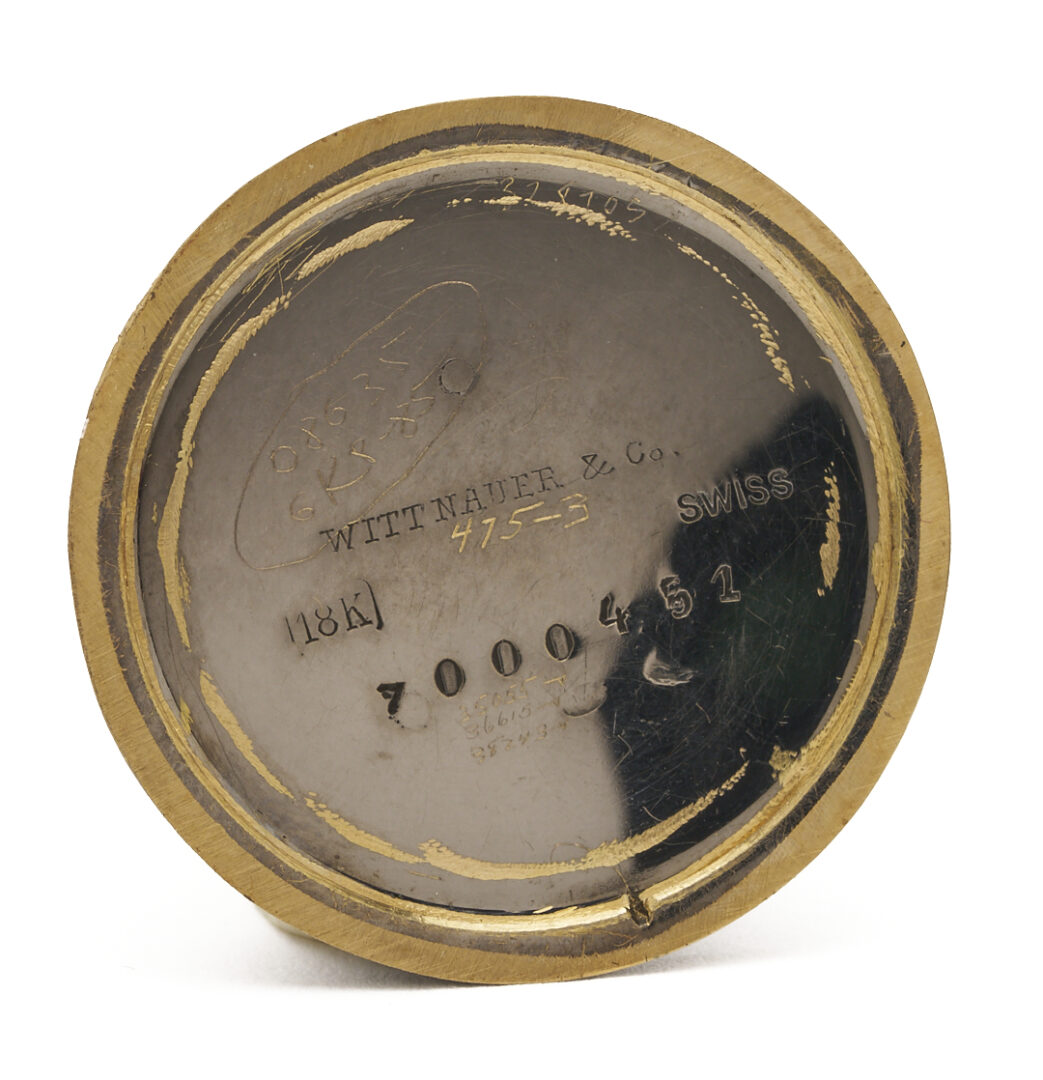 Lot 833: 4 Antique Jewelry Pieces: Longines Pocket Watch on Jet Chain, 2 Cameos, Onyx Bar Pin