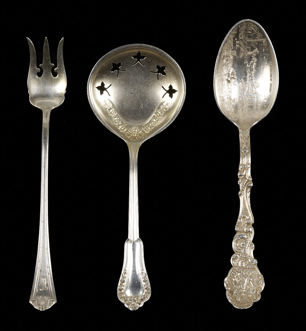 Lot 837: 36 Pcs. Assorted Sterling Silver Flatware, incl. Gorham Chantilly