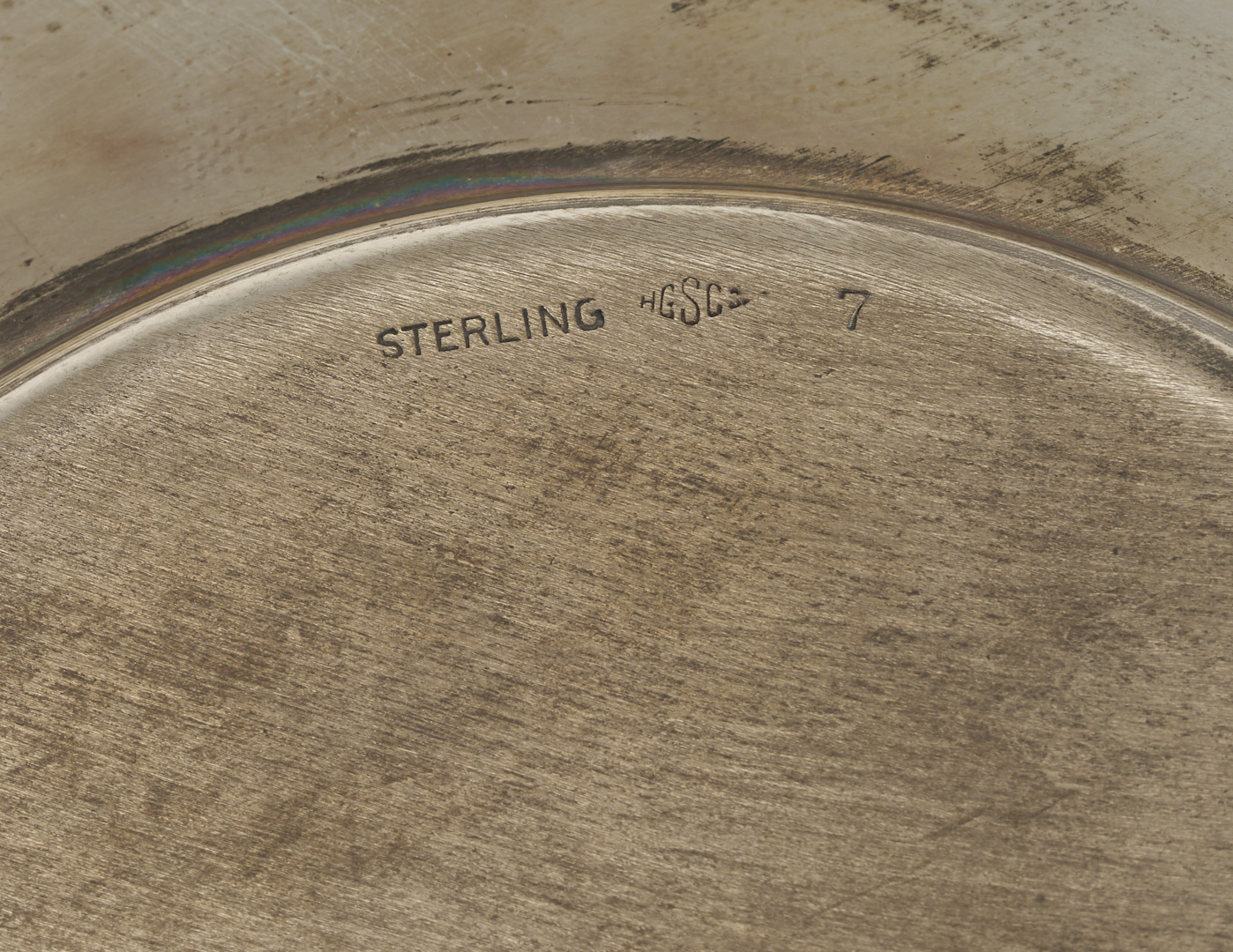 Lot 838: 10 Sterling Silver Items: Goblets, Bread Plates, Jigger, Compote