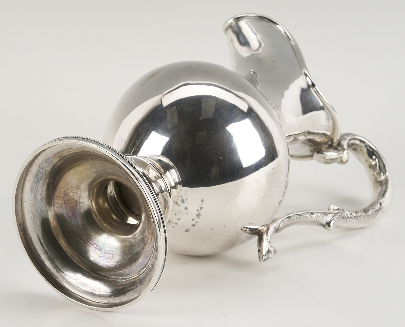 Lot 83: John Kitts Kentucky Coin Silver Pitcher