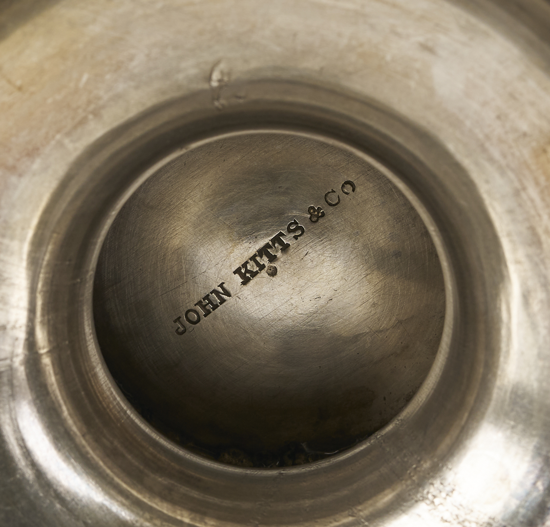 Lot 83: John Kitts Kentucky Coin Silver Pitcher