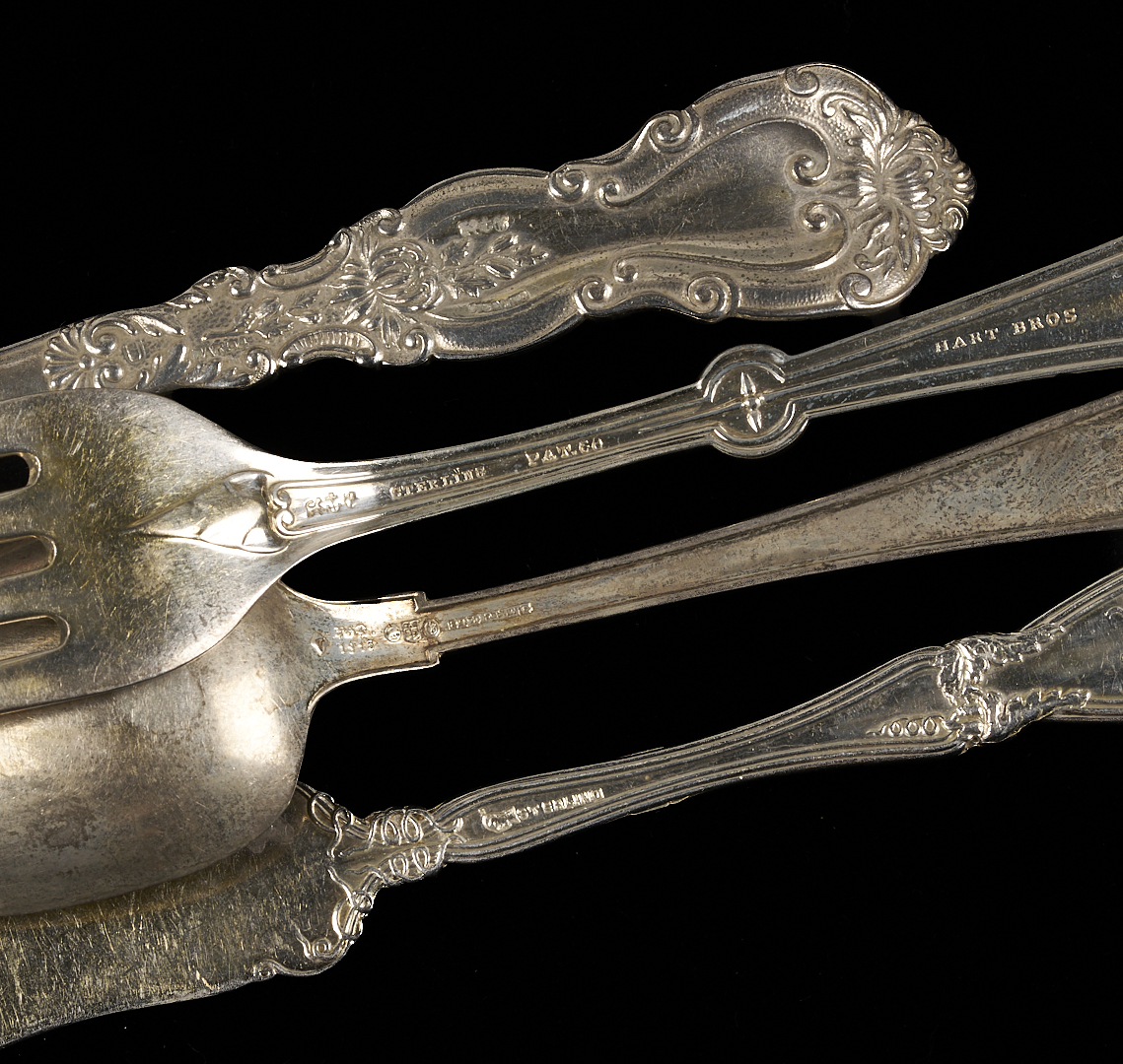 Lot 843: 26 Pcs. Early 20th C. Flatware, mostly Gorham