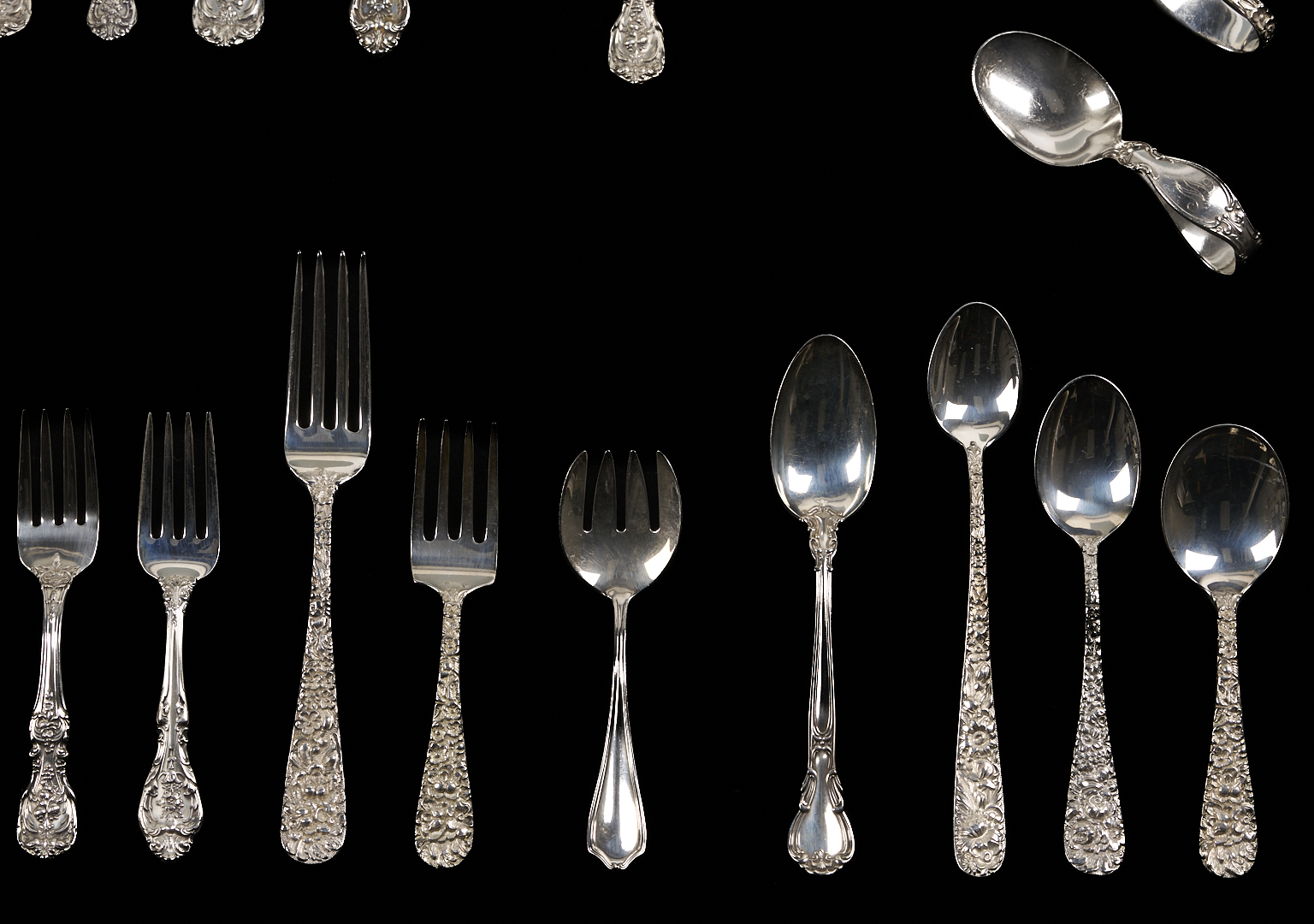 Lot 845: 37 Assorted Sterling Items, mostly Baby or Youth Related