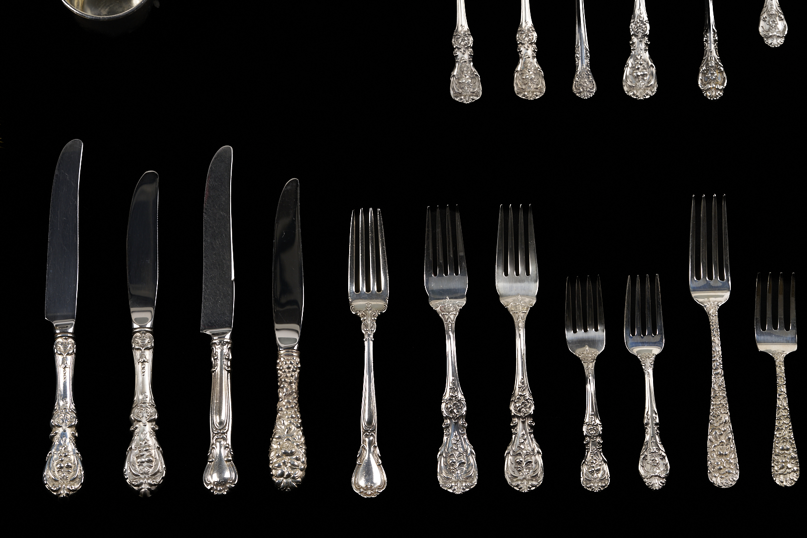 Lot 845: 37 Assorted Sterling Items, mostly Baby or Youth Related