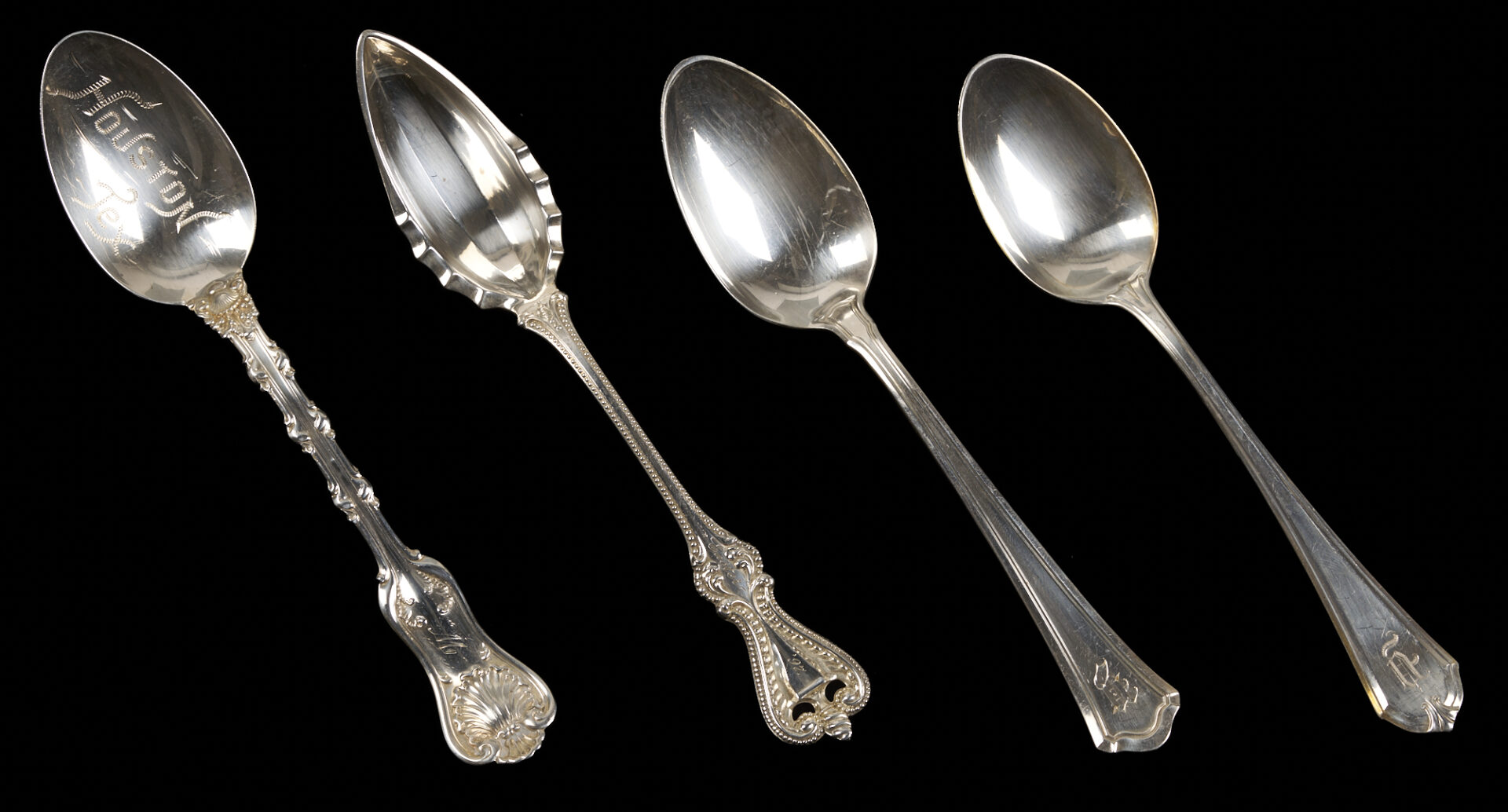 Lot 849: 33 Pcs. Assorted Sterling Silver Flatware