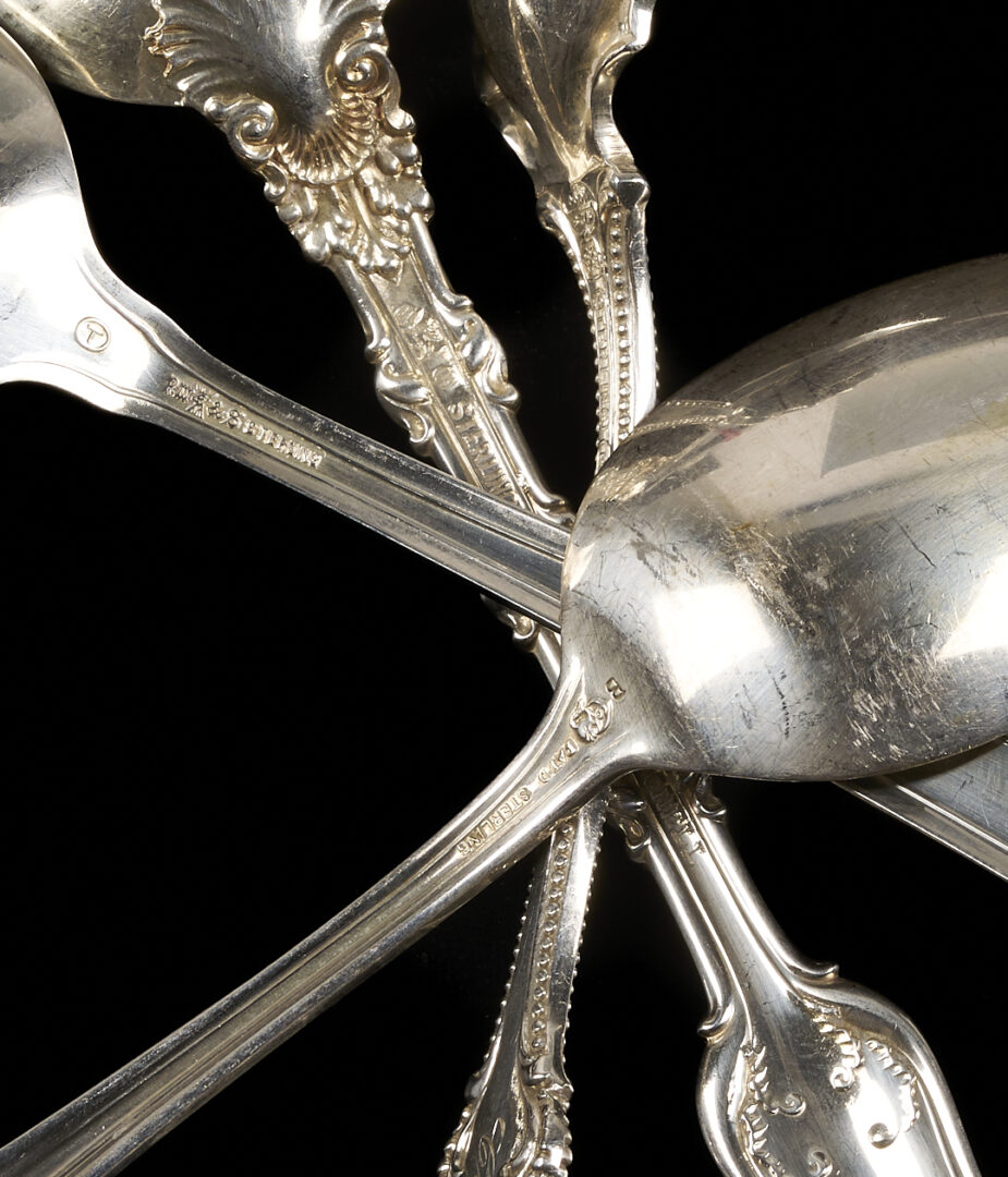 Lot 849: 33 Pcs. Assorted Sterling Silver Flatware