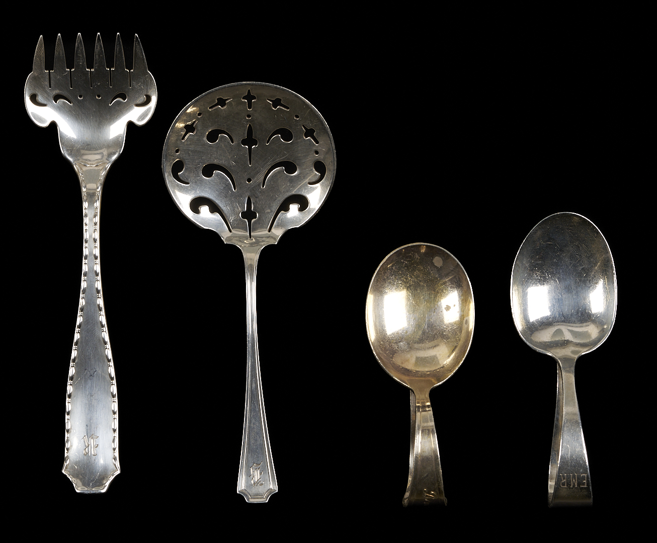 Lot 849: 33 Pcs. Assorted Sterling Silver Flatware