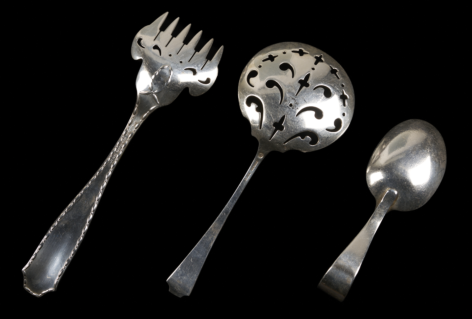 Lot 849: 33 Pcs. Assorted Sterling Silver Flatware