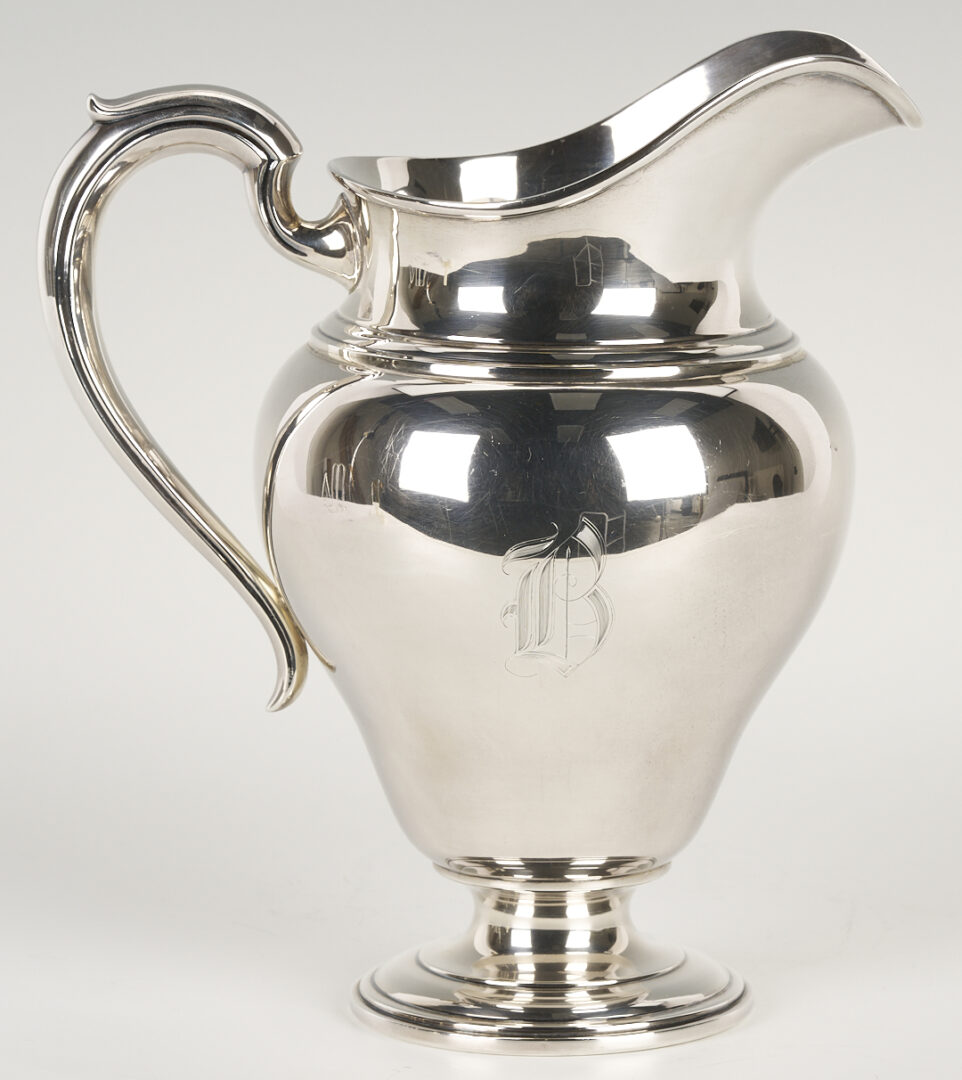 Lot 851: LaPierre Sterling Silver Water Pitcher
