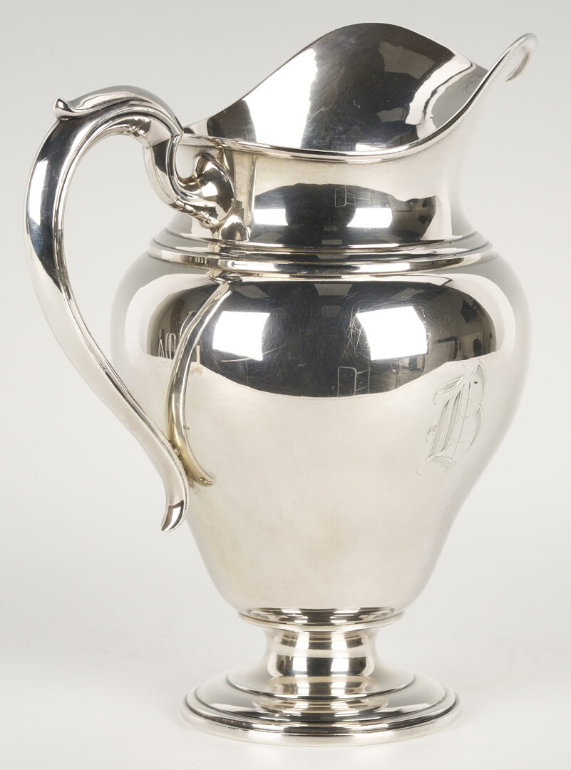 Lot 851: LaPierre Sterling Silver Water Pitcher