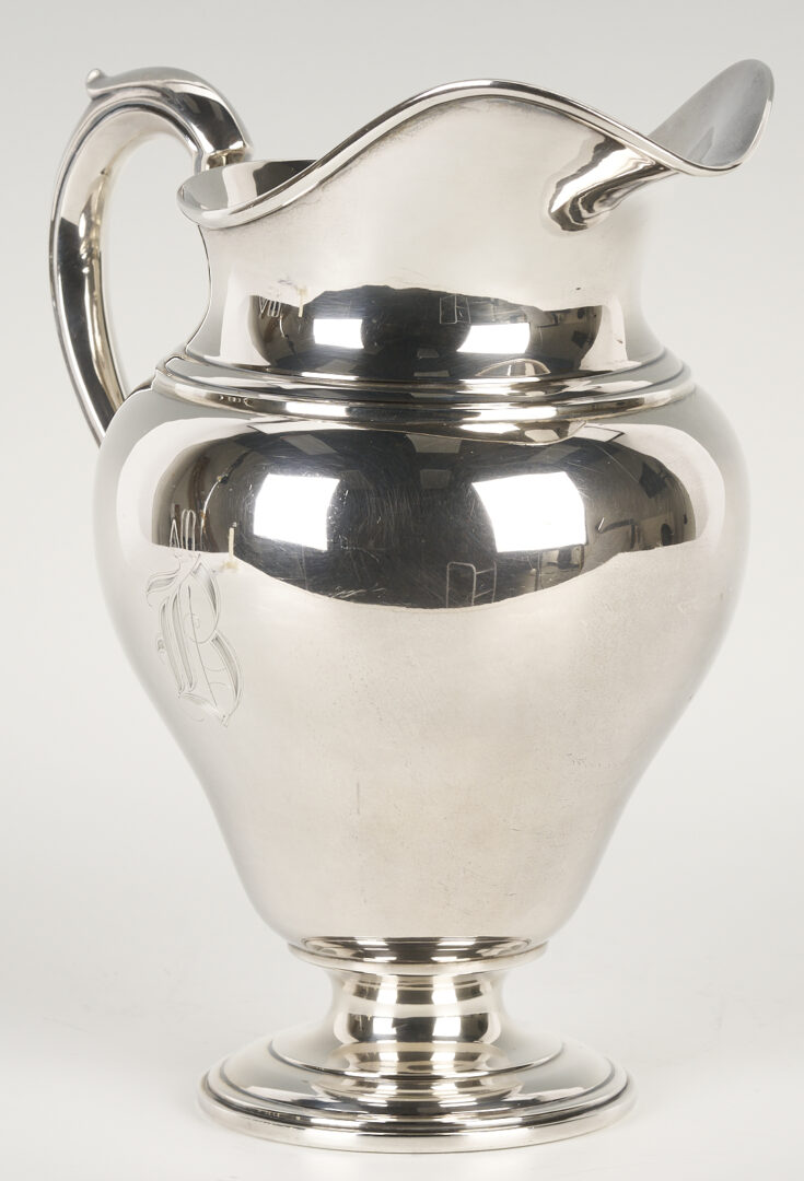 Lot 851: LaPierre Sterling Silver Water Pitcher
