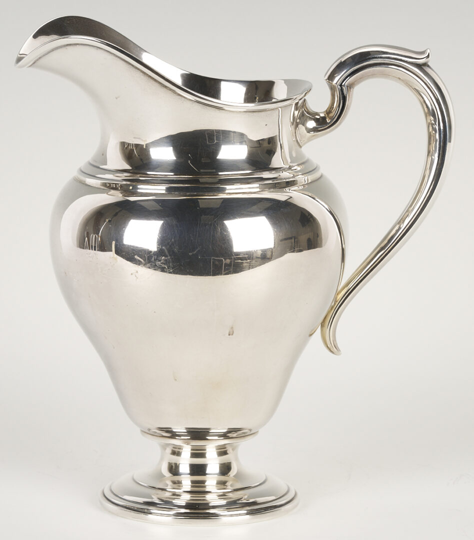 Lot 851: LaPierre Sterling Silver Water Pitcher
